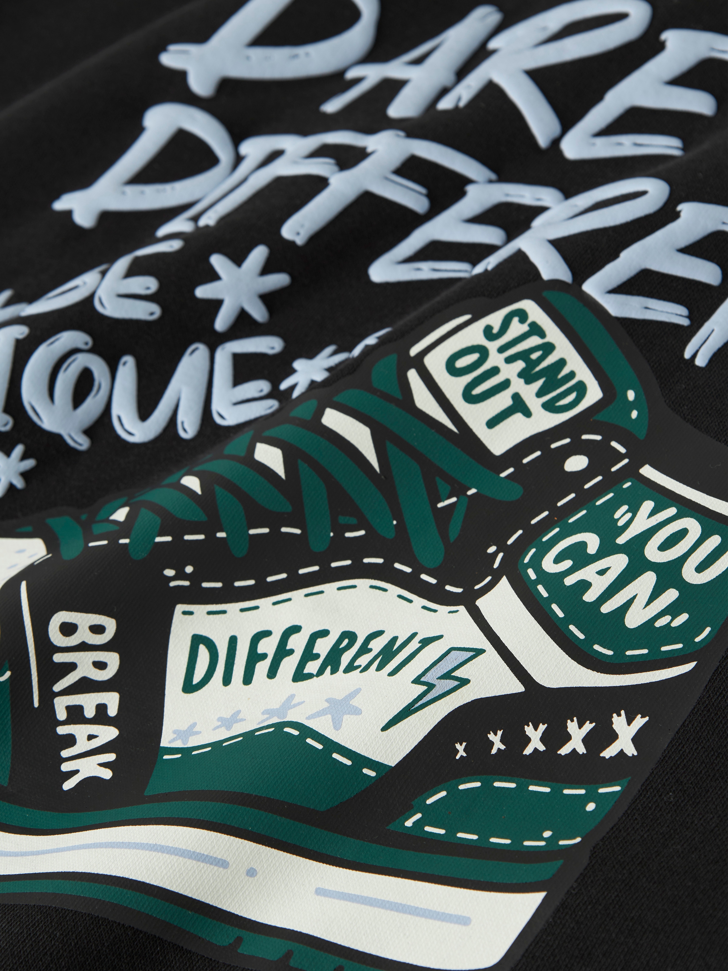 Name It Sweatshirt »NKMNEO LS RLX SWE BRU PS«, Baumwollmischung, relaxed fit, Print
