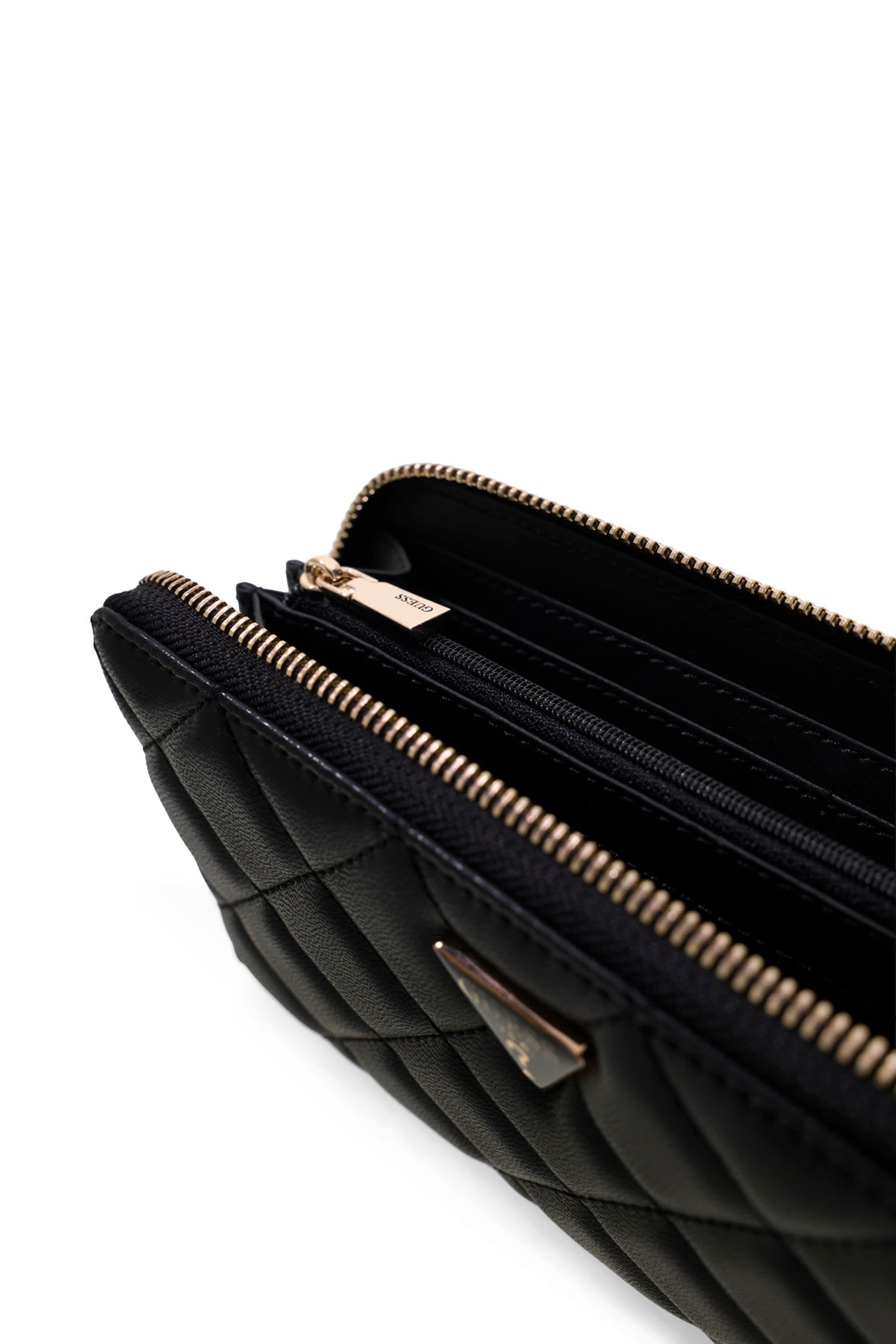 Guess Porte-monnaie »JULIET SLG LARGE ZIP AROUND« Damen Geldbeutel mit zusätzlichem Reissverschluss-Rückfach