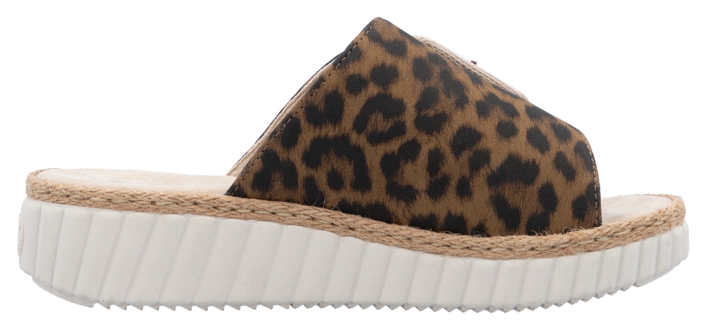 Rieker Pantolette  Sommerschuh, Strandschuh, Urlaubschuh, Hausschuh mit Klettverschluss