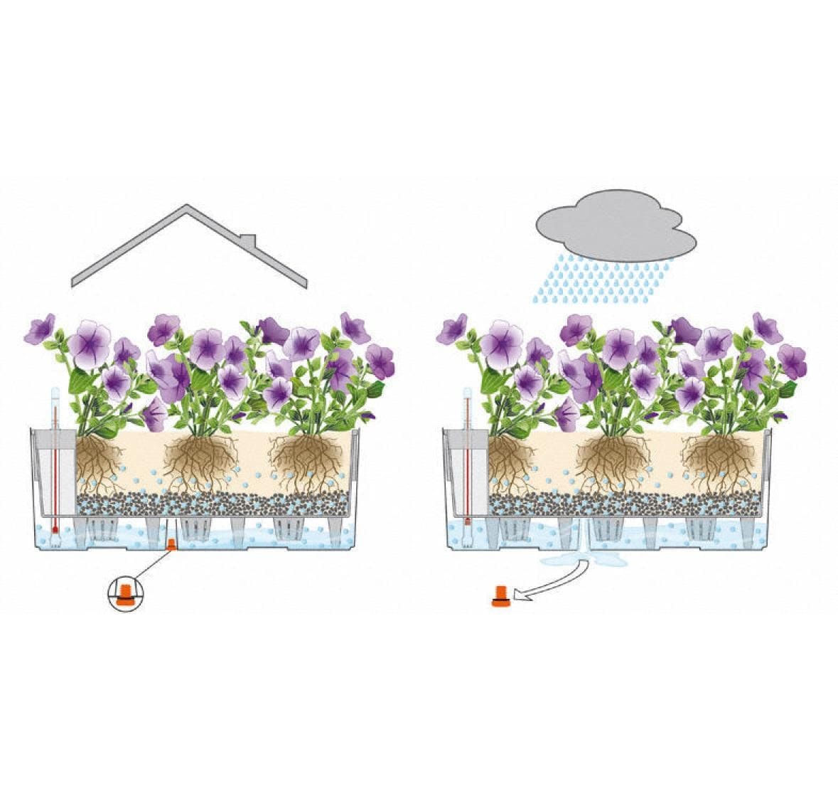   Bac à plantes »Balconera Color«
