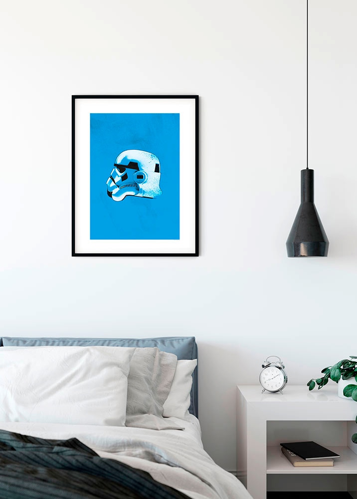 Komar Image »Star Wars Classic Helmets Stormtrooper« 1 cuis tlg. Wandbild zur Dekoration im Kinderzimmer - ohne Rahmen