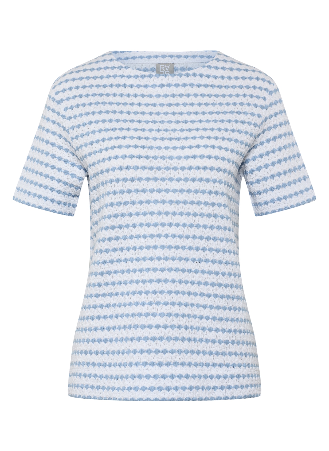 Rabe T-Shirt gestreift, im Strick-Look