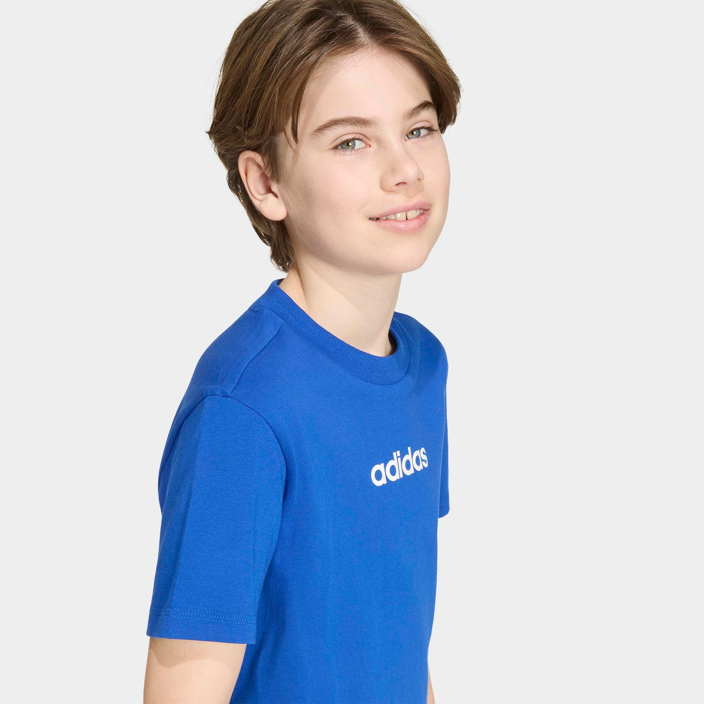 adidas Sportswear T-shirt »J LIN TEE 160« Pour enfants, col rond, sans fermeture, en coton