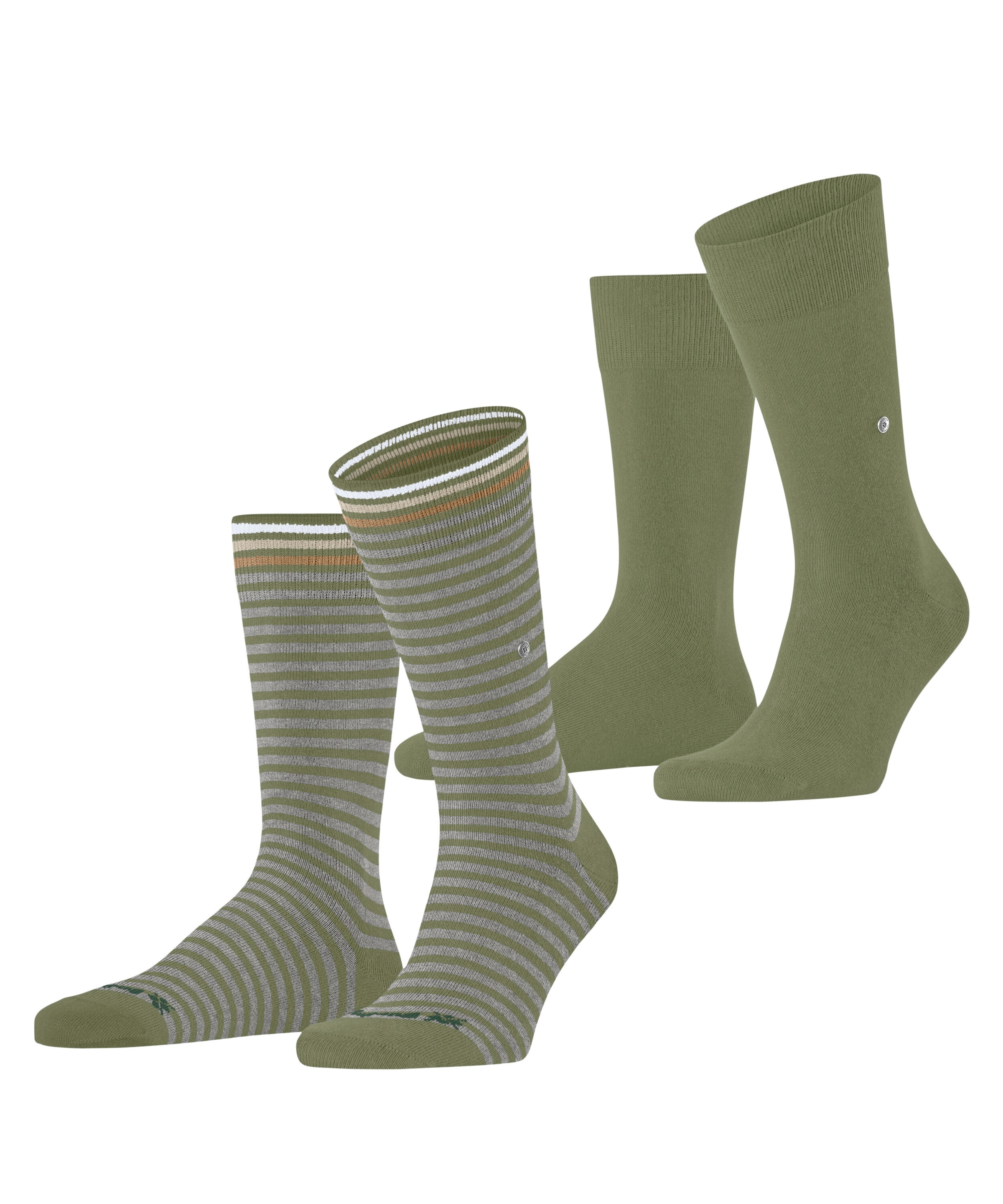 Burlington Chaussettes »Everyday Stripe« 2 paires,  taille unique 40-46, rayé et uni