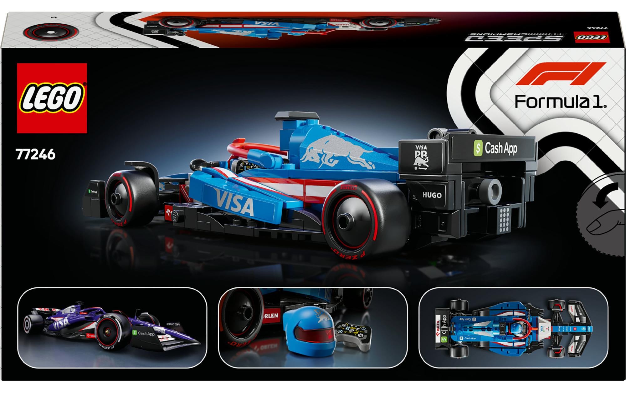 LEGO® Spielbausteine »Speed Champions Visa Cash App RB VCARB 1 F1 Rennauto 77246«