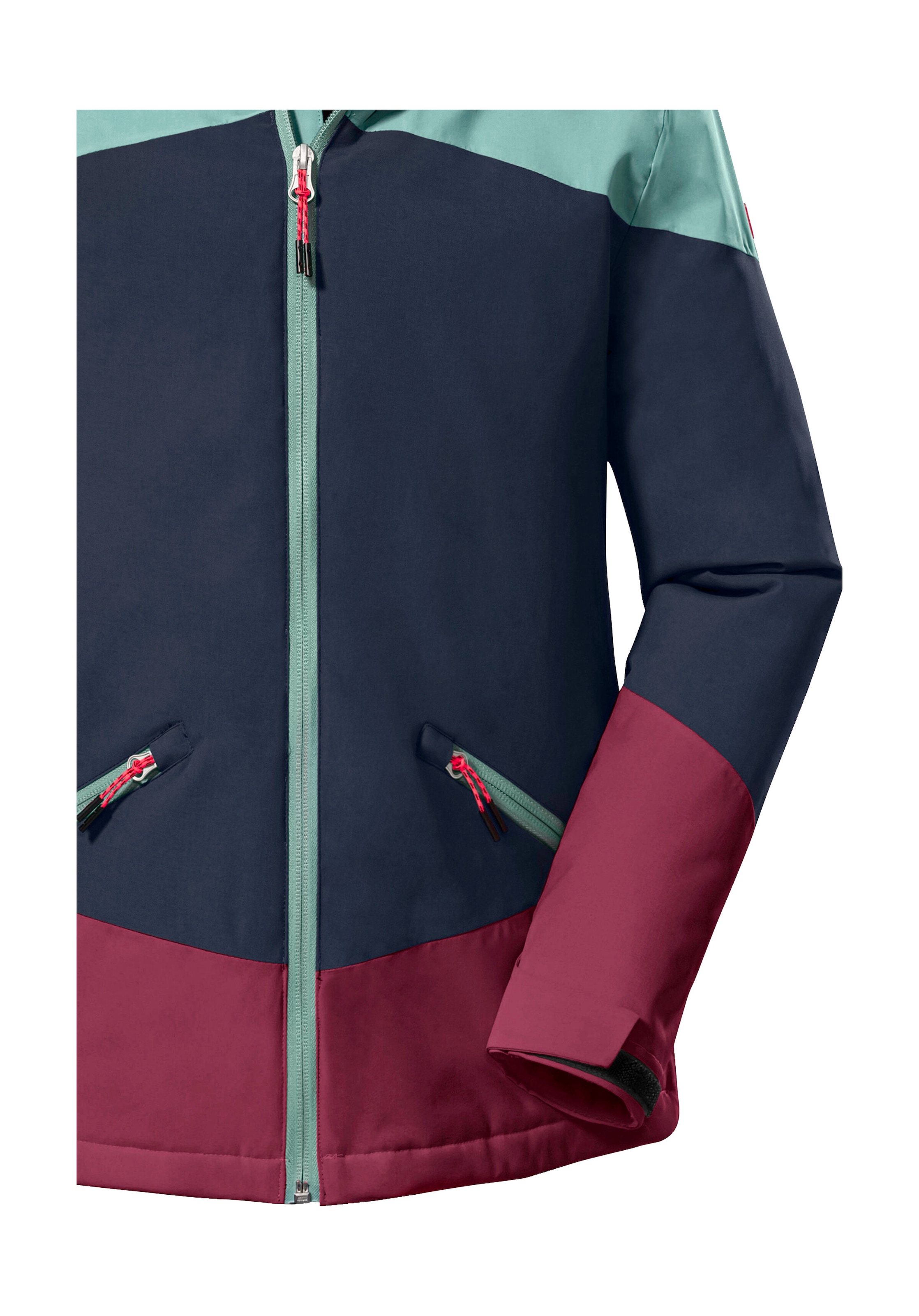 Killtec Outdoorjacke »KOW 195 GRLS JCKT« Wasserdichte Winterjacke mit Colourblock, verstellbaren Details