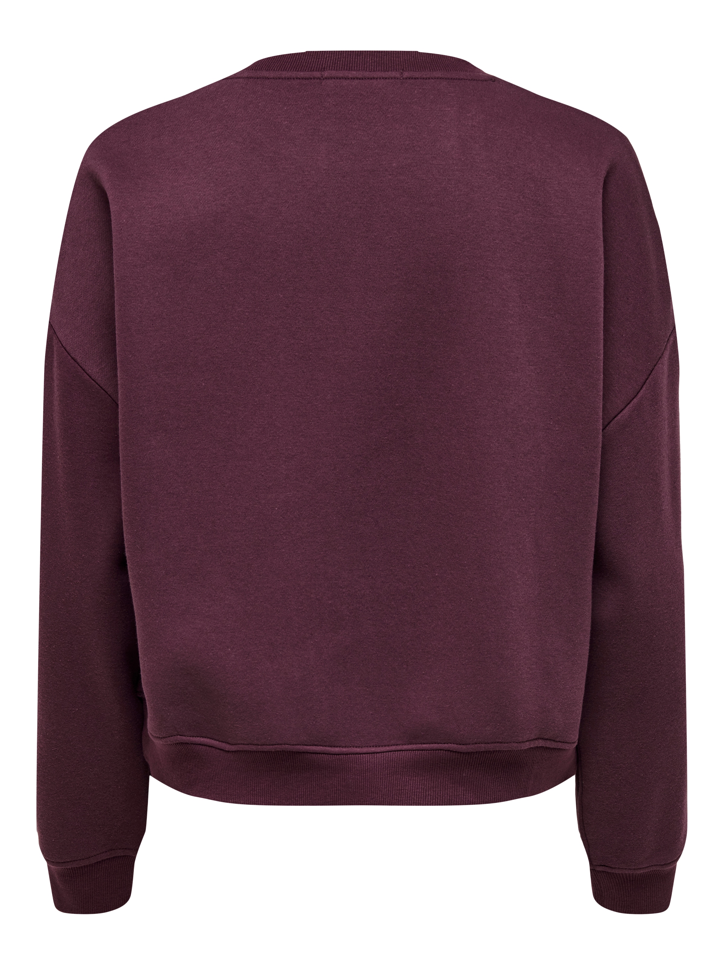 ONLY Sweat-shirt »ONLSWEAT L/S CREW OVERSIZE SWT«, mélange de coton, coupe ample, col rond
