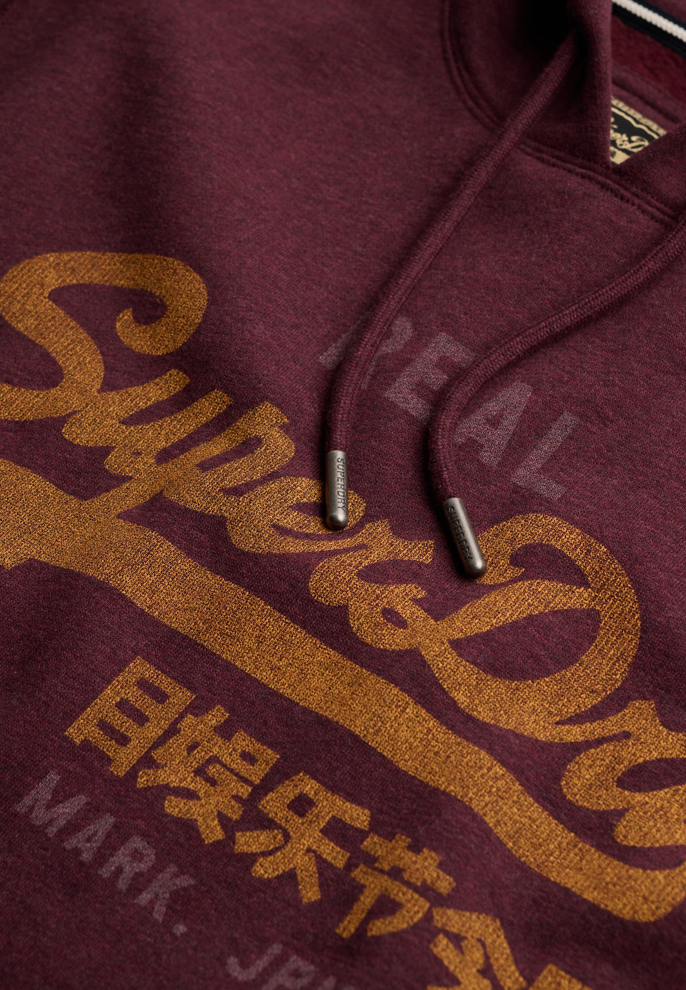 Superdry Kapuzensweatshirt »VL HERITAGE RELAXED HOOD«, Baumwollmischung, relaxed fit

