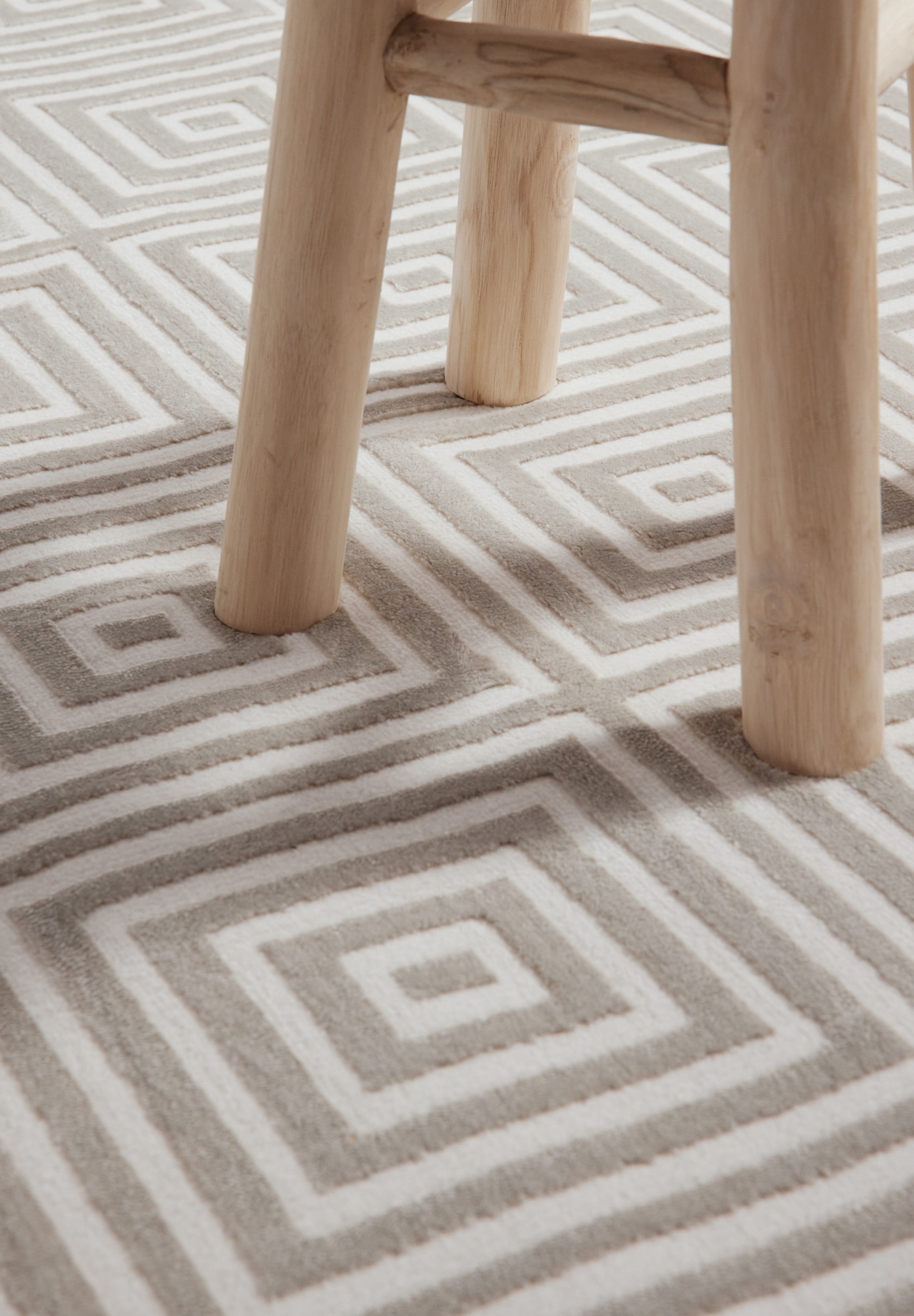 ELLE DECORATION Designteppich »Tourmaline« rechteckig 9 mm Höhe Wohnzimmer, Schlafzimmer, Läufer, Hoch-Tief Effekt, Flur, Glanz