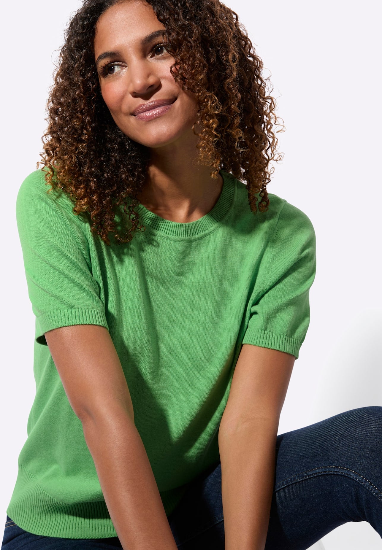 Casual Looks Pull à manches courtes »Kurzarm-Pullover«