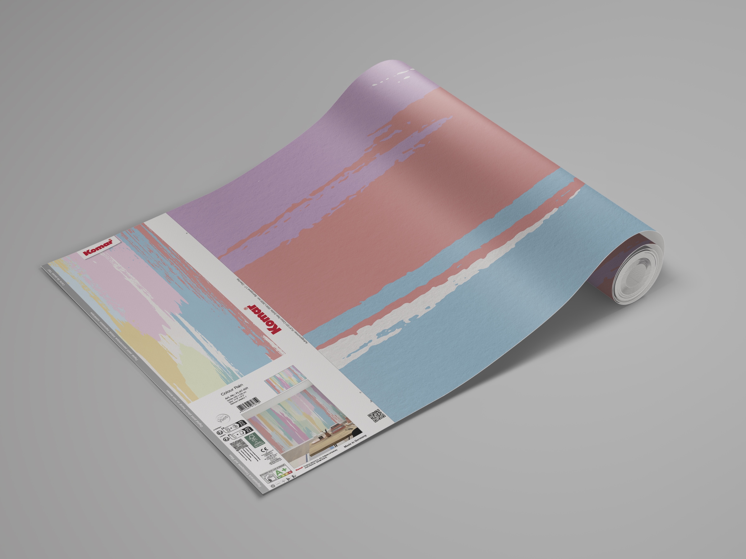 Komar Papier peint photo »Komar Vlies Fototapete - Color Rain - Grösse 350 x 250 cm« imprimé