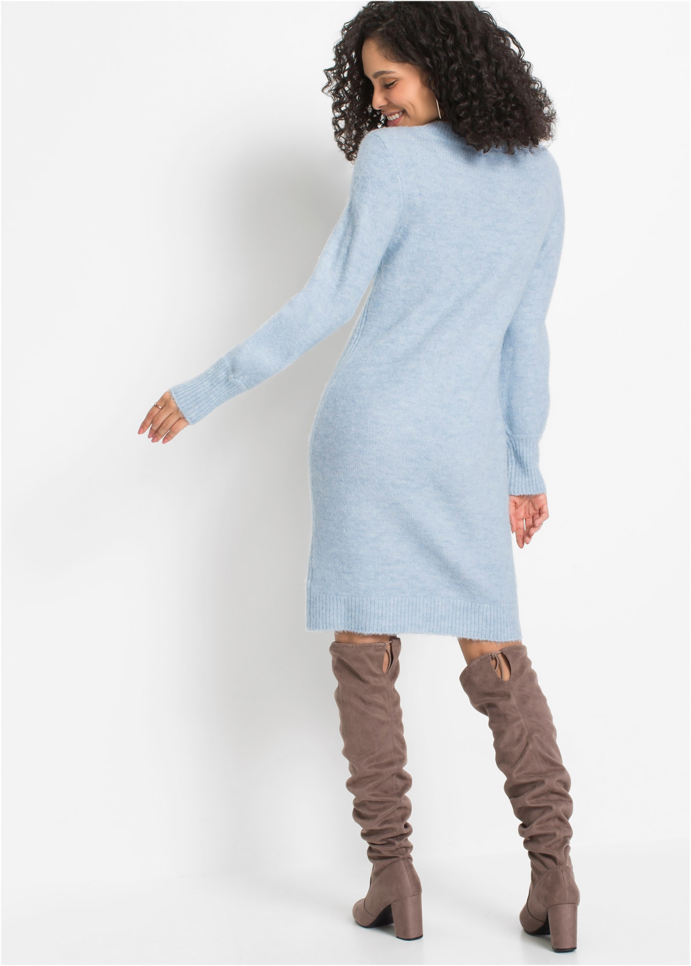 bonprix Robe en tricot »Strickkleid« für besondere Anlässe, elastisches Material, Loose Fit