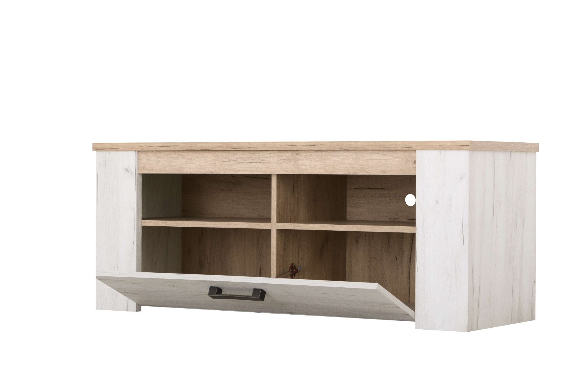 Home affaire Table basse »Kent TV-Sideoard 120 cm, mit zwei geschlossenen Fächern« meuble TV avec beaucoup d’espace, pour téléviseurs modernes dans tout salon