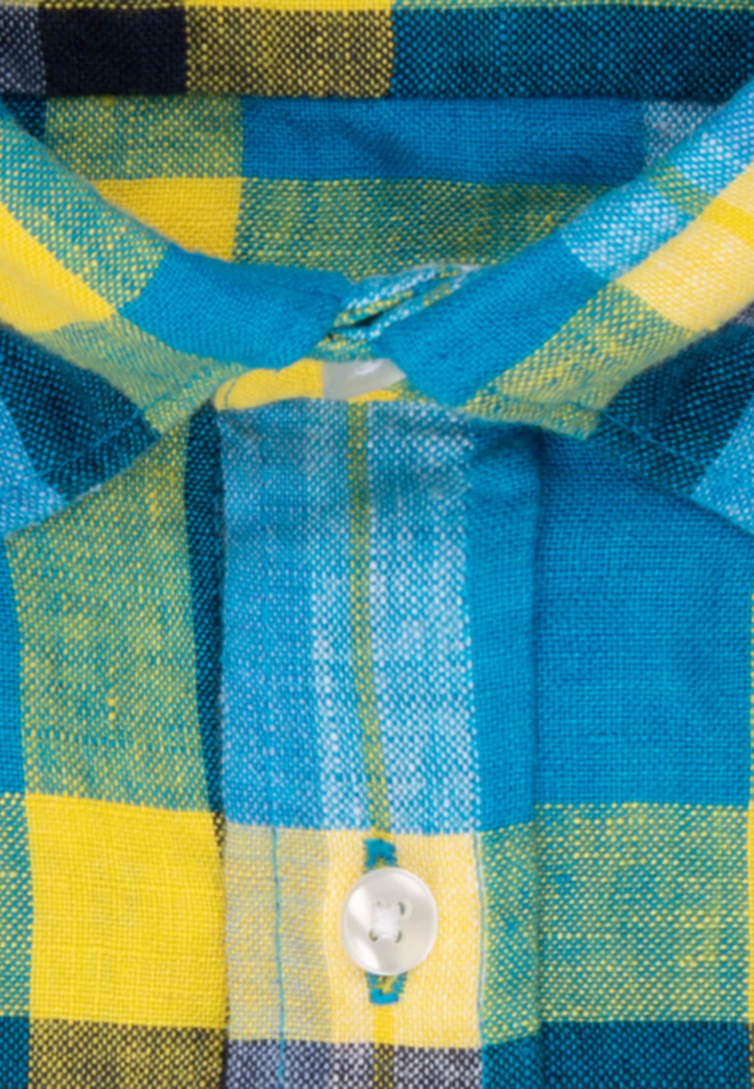 seidensticker Chemise d'affaires »Regular« Regular 1/1 Button-Down-Kragen Karo