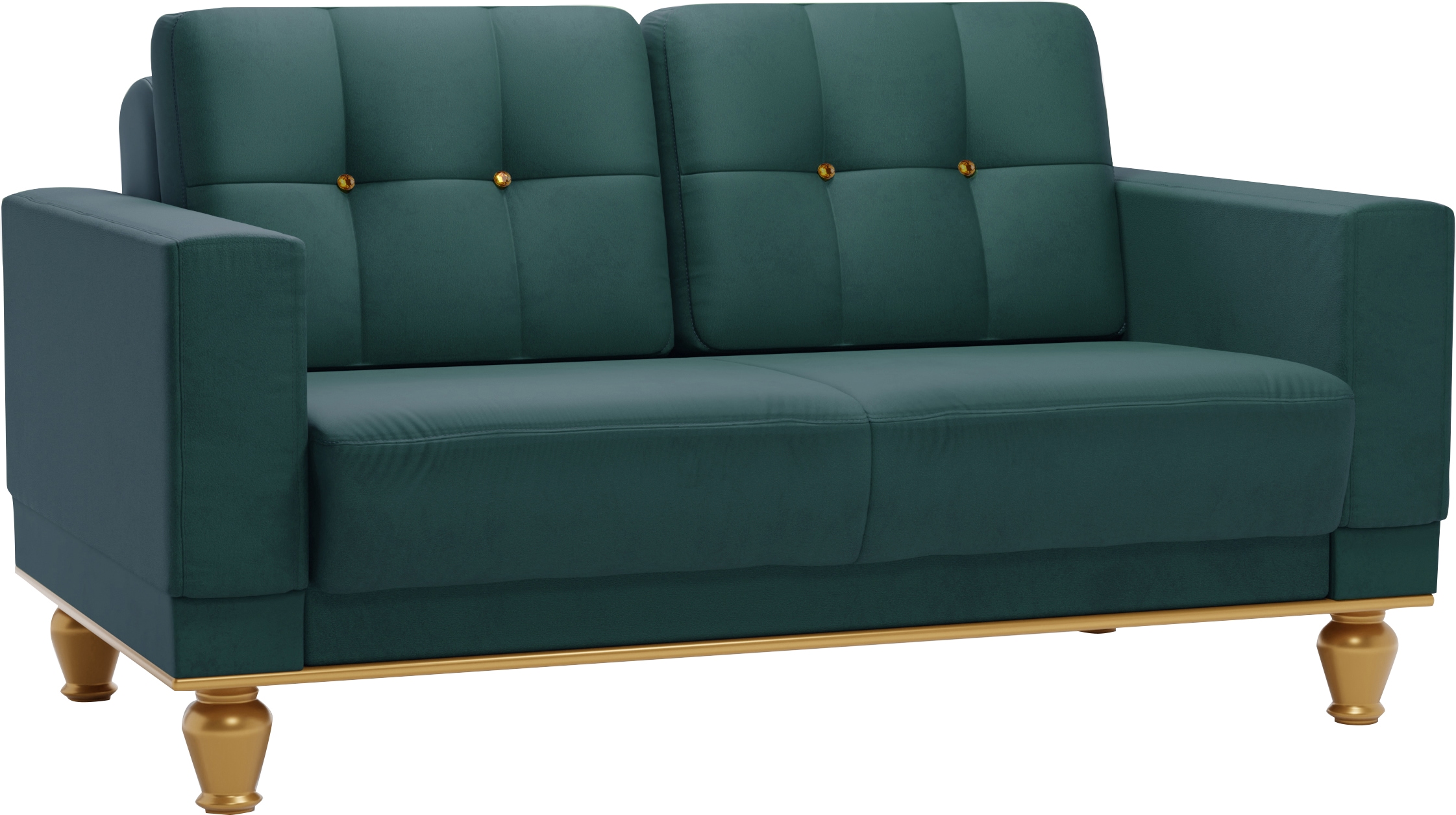 sit&more 2-Sitzer »Orient 5« Rückenkissen mit Strass-Stein, goldfarbene Applikationen