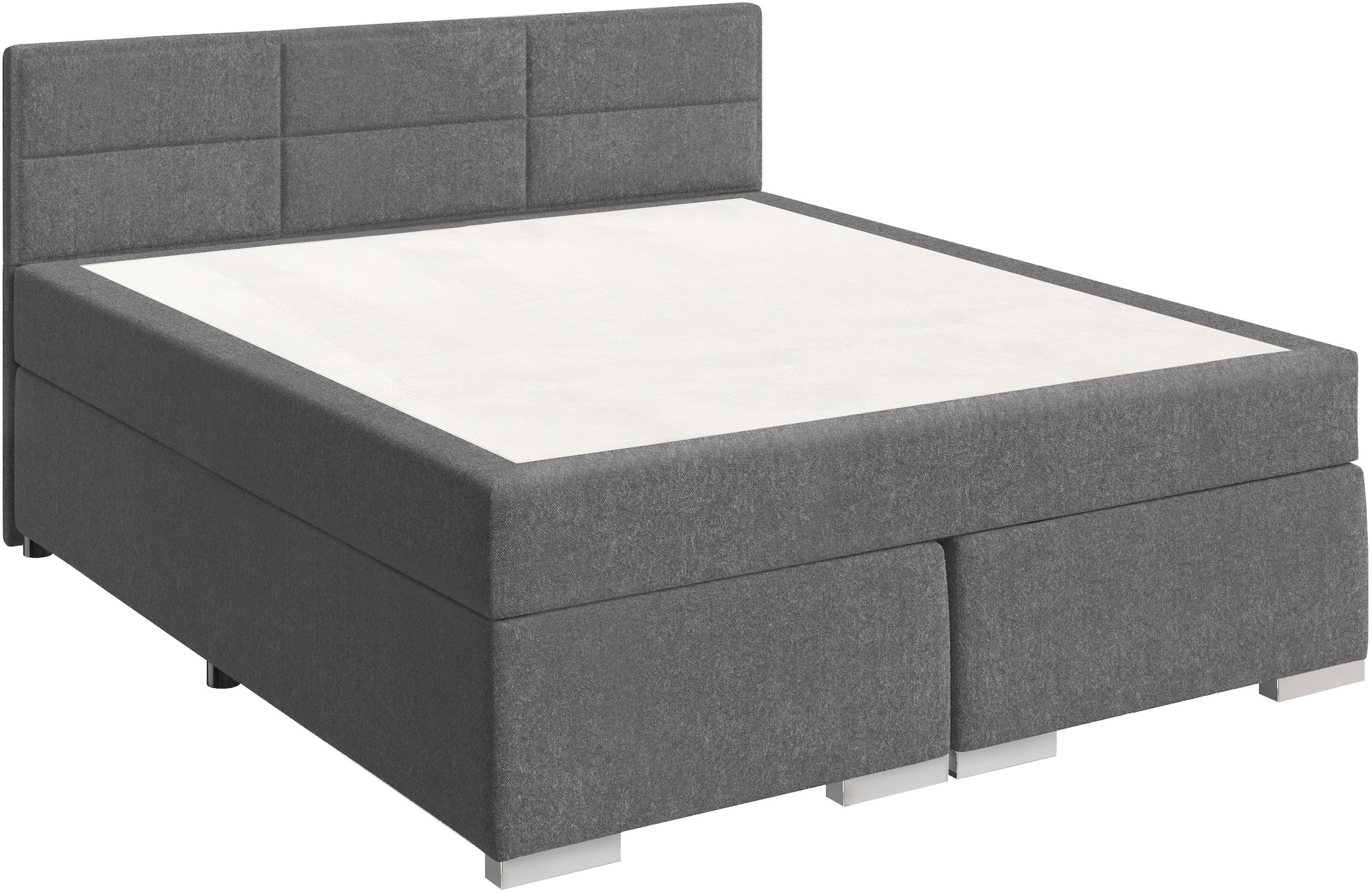 FORTE Boxspringbett »ONE erhältlich in den Breiten 140cm, 160cm & 180cm« Bezugsstoff ist tierfreundlich und pflegeleicht, 