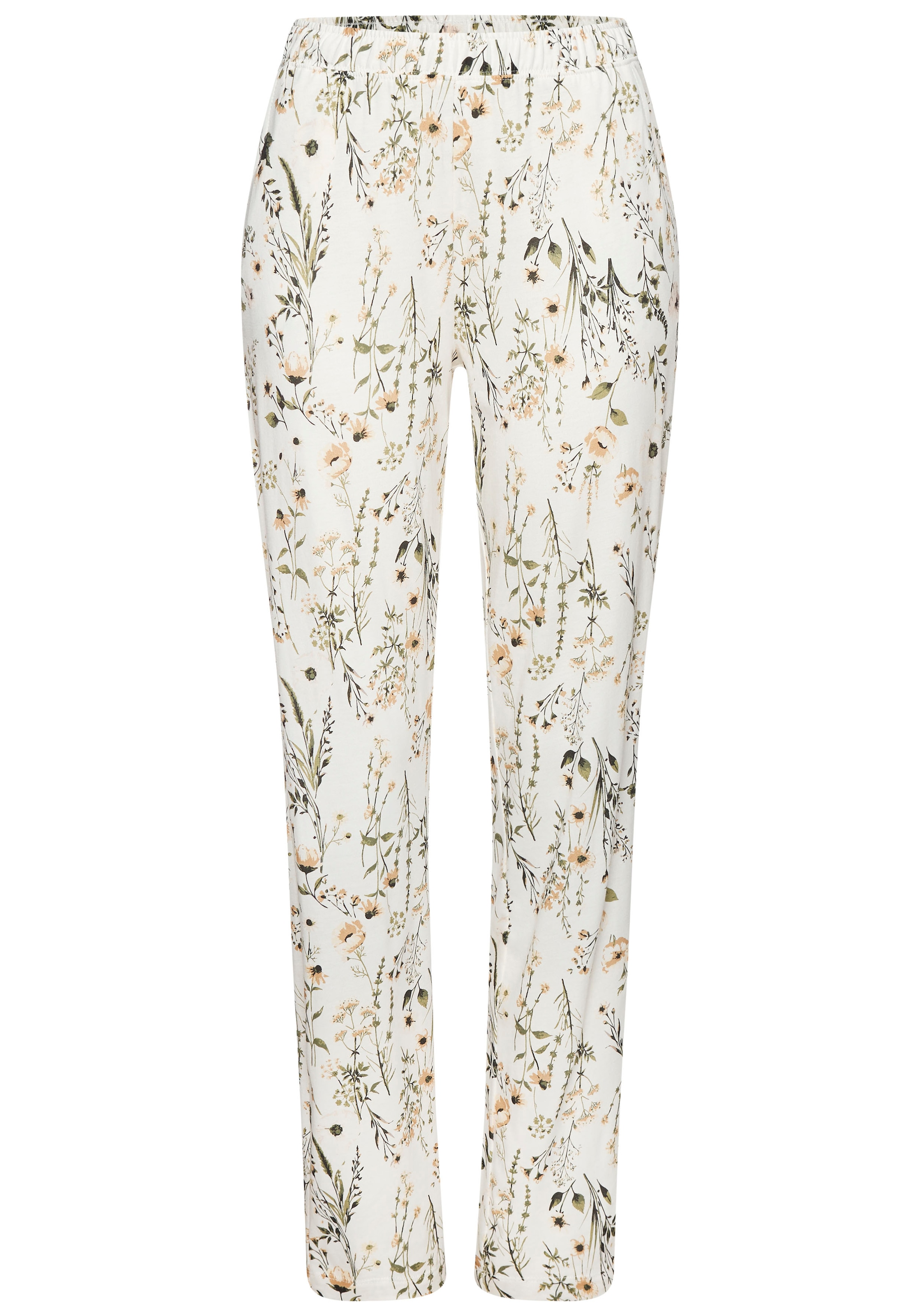 LASCANA Pyjama 2-teilig, 2 pièces mit schönem Blumenmuster