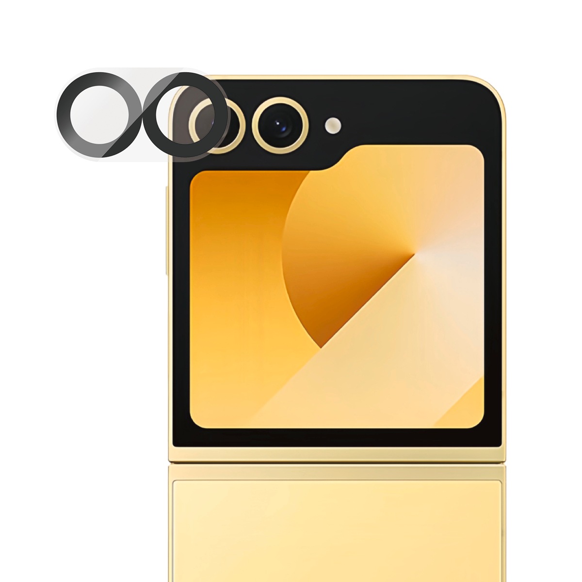 CARE by PanzerGlass Kameraschutzglas »Camera Lens Protector« für Samsung Galaxy Z Flip7 FE Objektivschutz, Kameraschutz, Linsenschutz, kratz- & stossfest