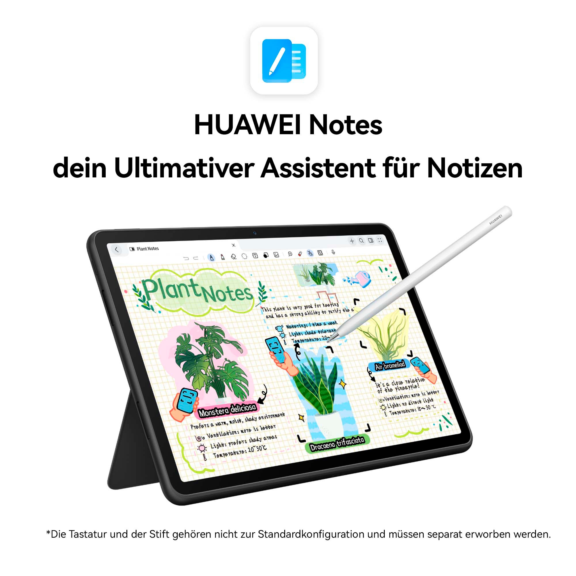 Huawei Tablettes »MatePad 11,5", 6 GB + WiFi inklusive Hülle mit Tastatur« (29,2 cm / 11,5 ″) HarmonyOS 128 GB )