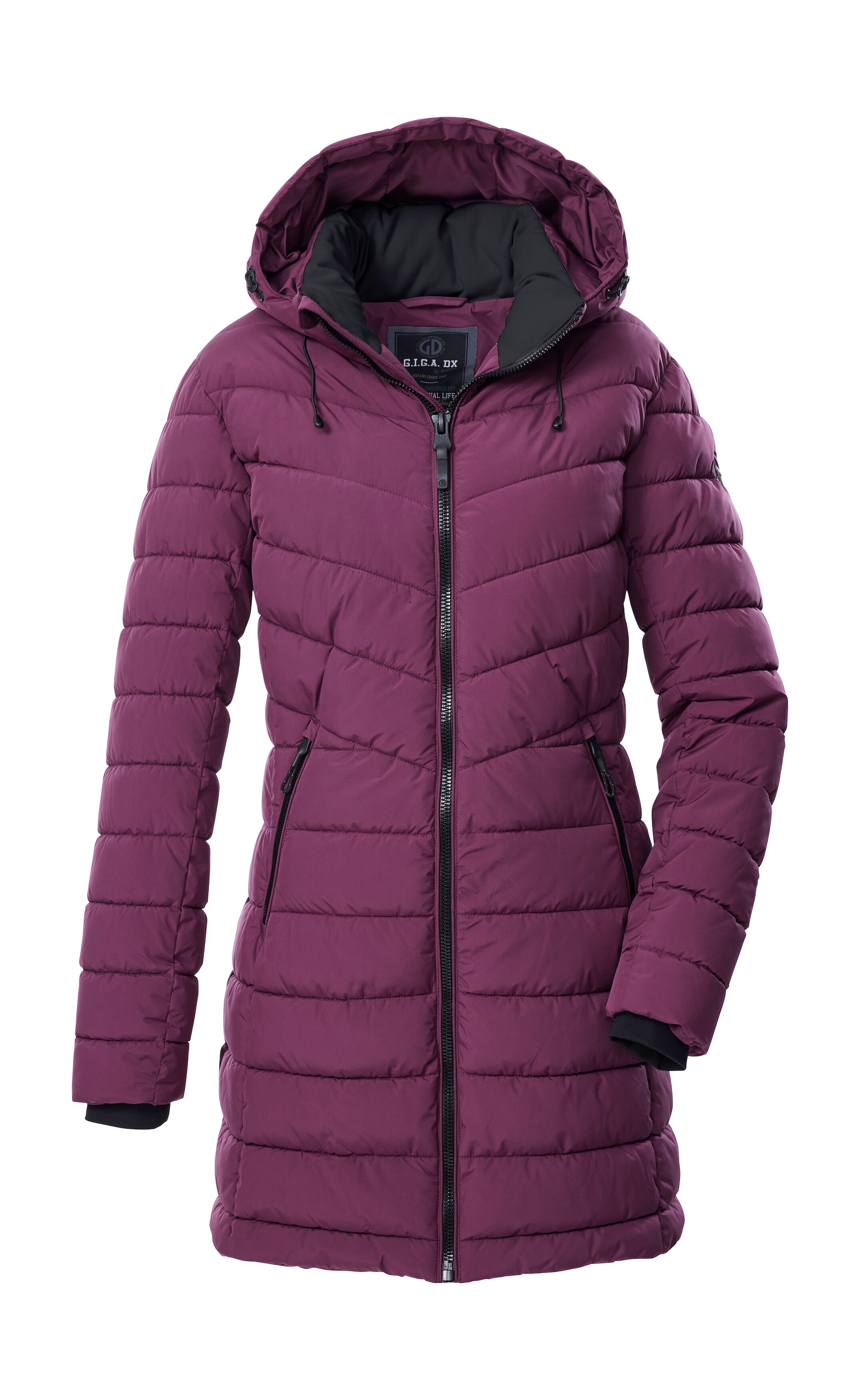 G.I.G.A. DX by killtec Manteau matelassé »GW 74 WMN QLTD PRK« Parka matelassé déperlant, coupe-vent, avec capuche amovible
