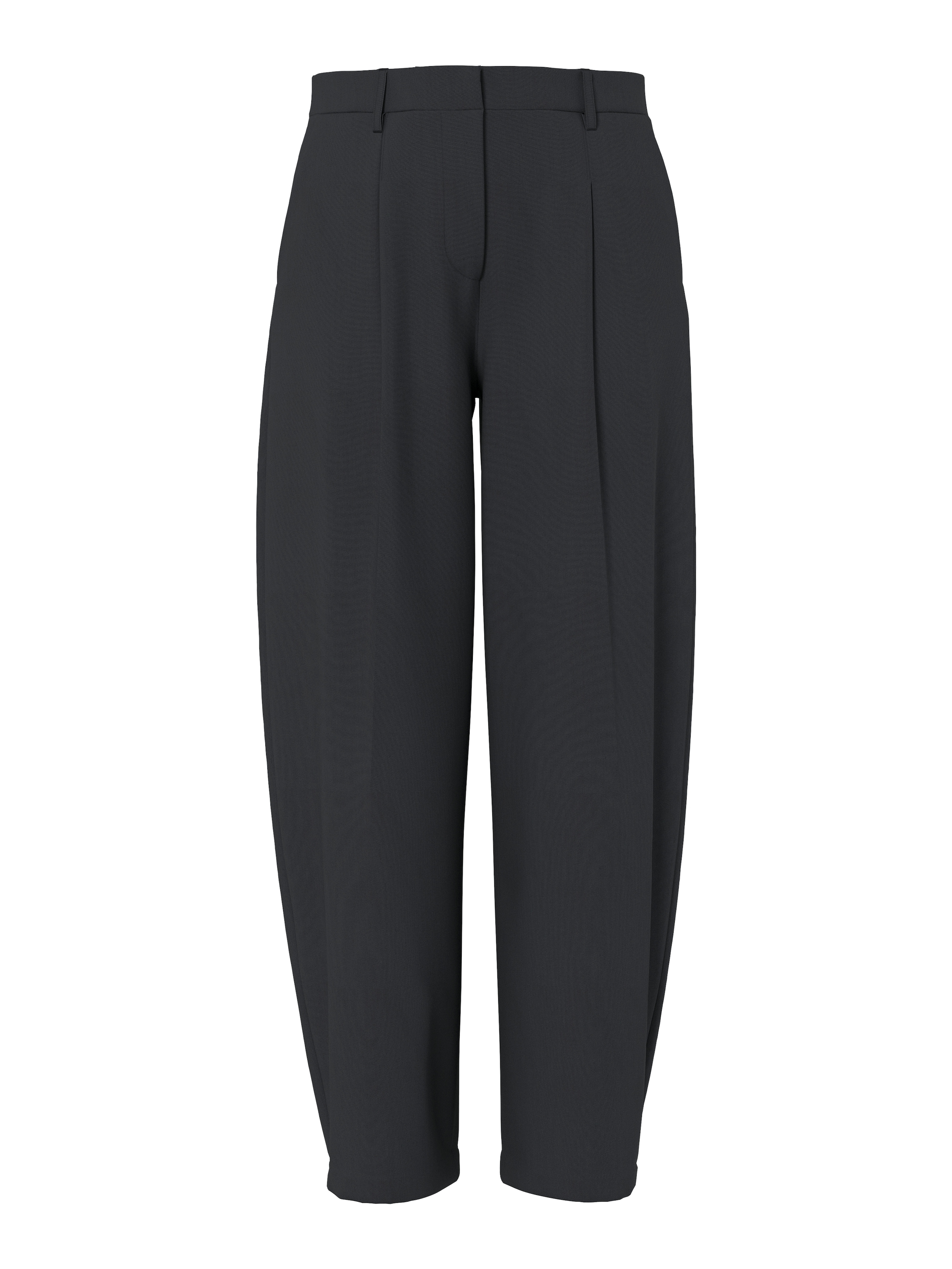 pieces Pantalon de costume »PCBOSELLA MW BARREL PANTS NOOS BC«  mélange de matières, coupe barrel