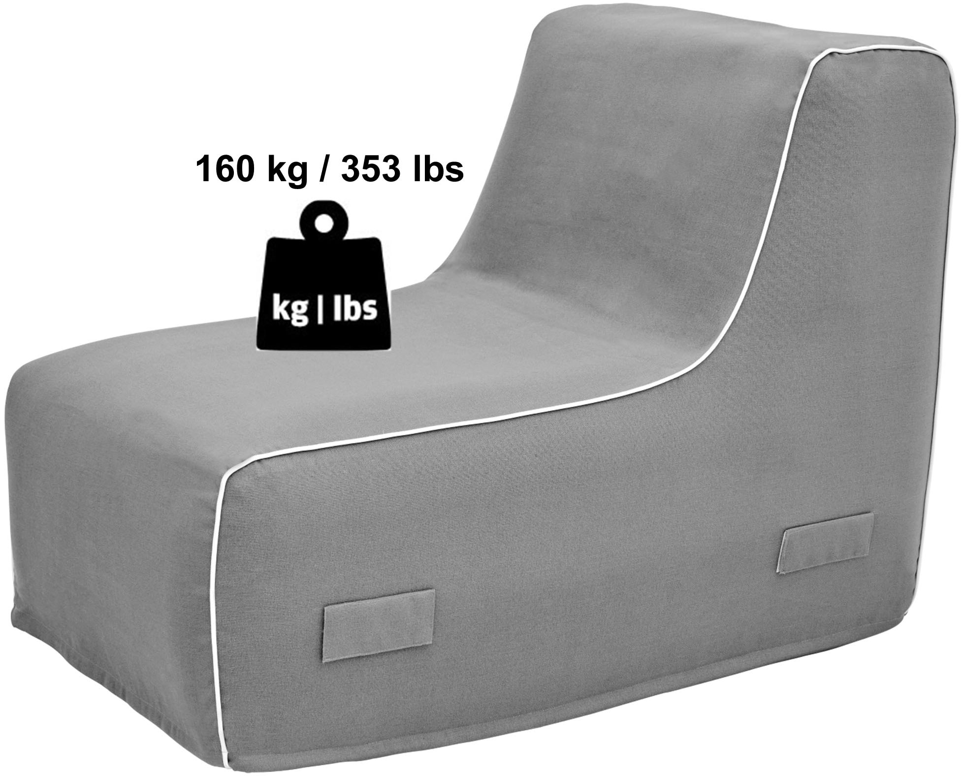 Jahnke Fauteuil lounge »AIR LOUNGE« 1 cuis tlg. gonflable, intérieur & extérieur, profondeur d'assise 60 cm