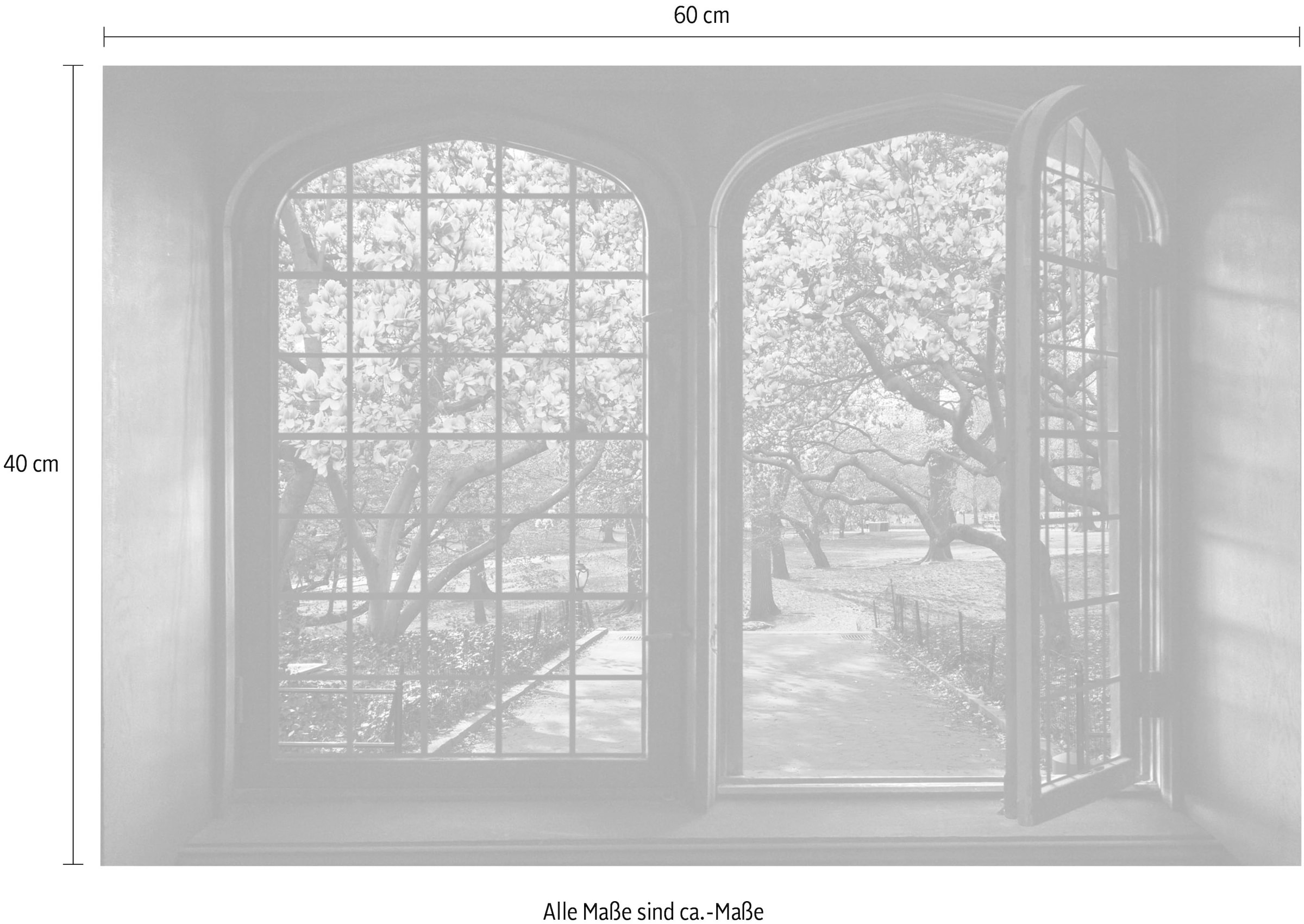 queence Wandsticker »Kirschblüten« Wandsticker, Wandbild, selbstklebend, 3D, Fenster