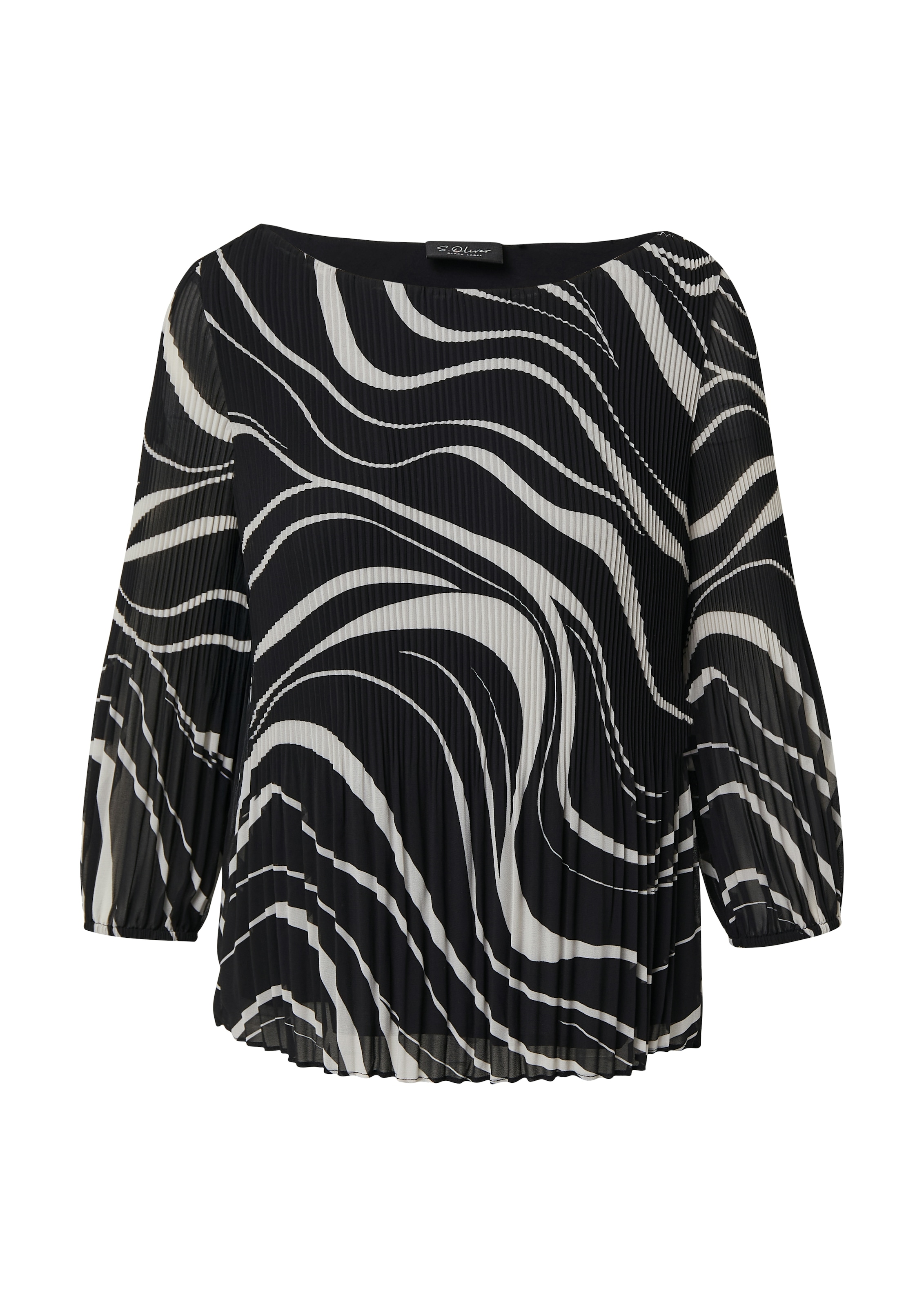 s.Oliver BLACK LABEL Blouse classique mit All-Over Print