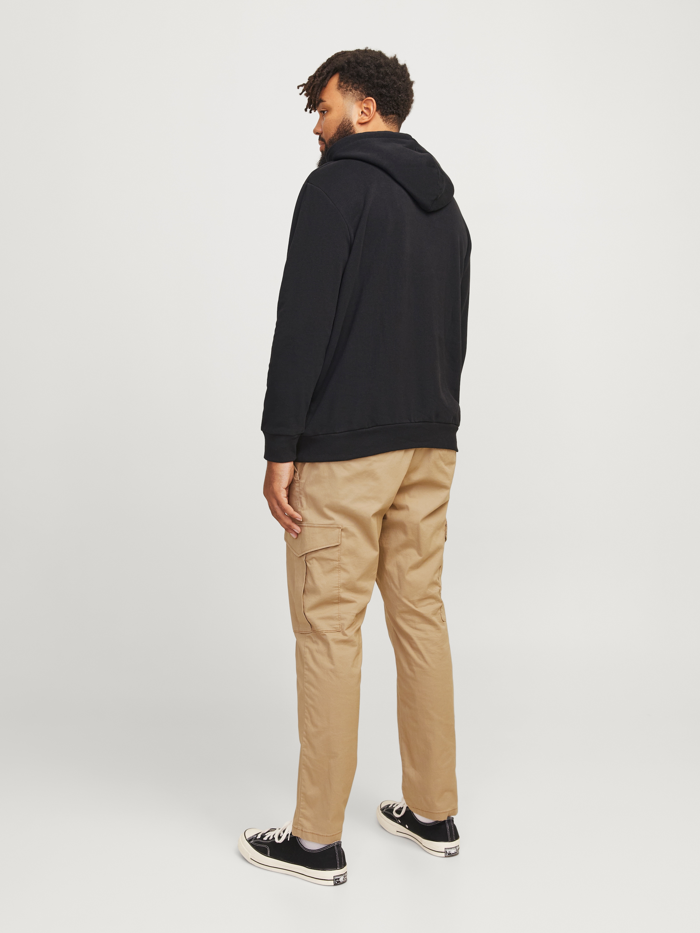 Jack & Jones PlusSize Hoodie »JJECALEB VARSITY SWEAT HOOD NOOS PLS«
