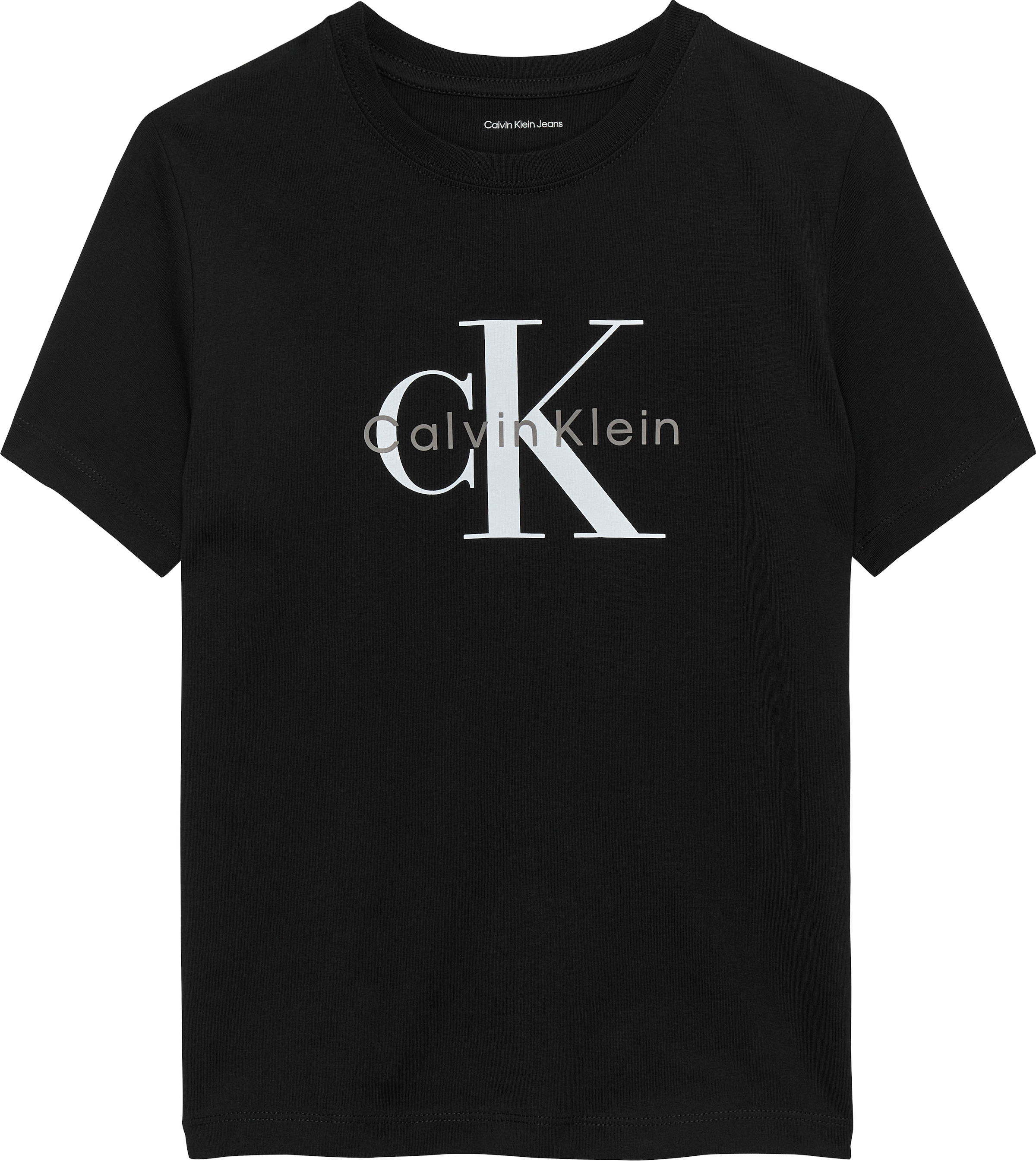 Calvin Klein Jeans T-shirt für Kinder bis 16 Jahre, regular fit, Rundhalsausschnitt