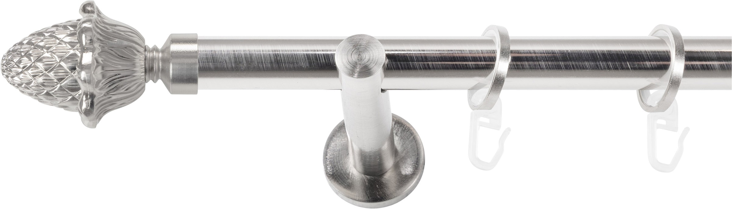 SN DECO GROUP Gardinenstange Ø 19 mm 1 läufig-läufig Fixmass;kürzbar