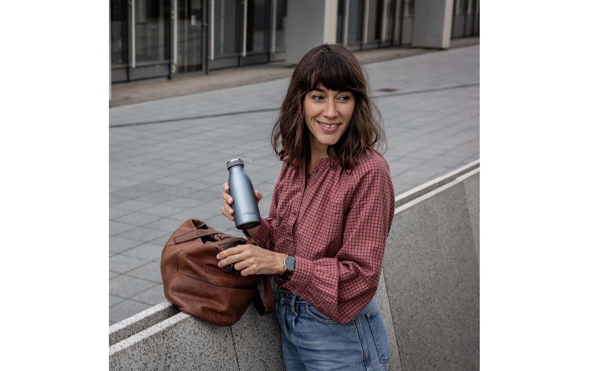 THERMOS Isolierflasche »TC 350 ml« gummierter Drehverschluss, absolut dicht bei Kohlensäure