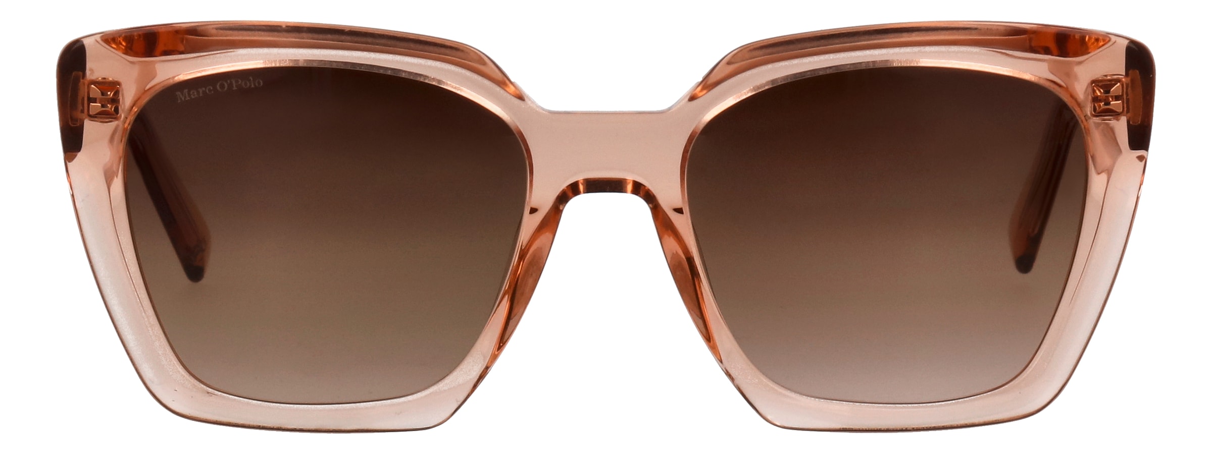 Marc O'Polo Lunettes de soleil »Modell 506240« Form Butterfly, Logoschriftzug auf Bügel, Kunststofffassung