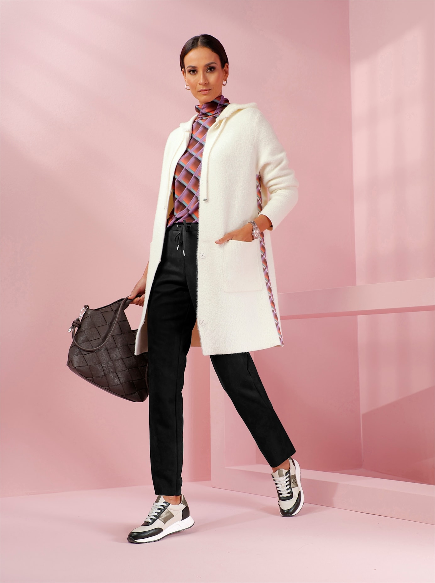 heine Pantalon imitation cuir