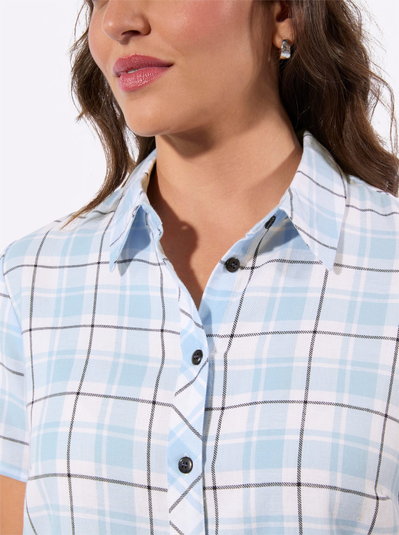 Casual Looks Blouse à carreaux