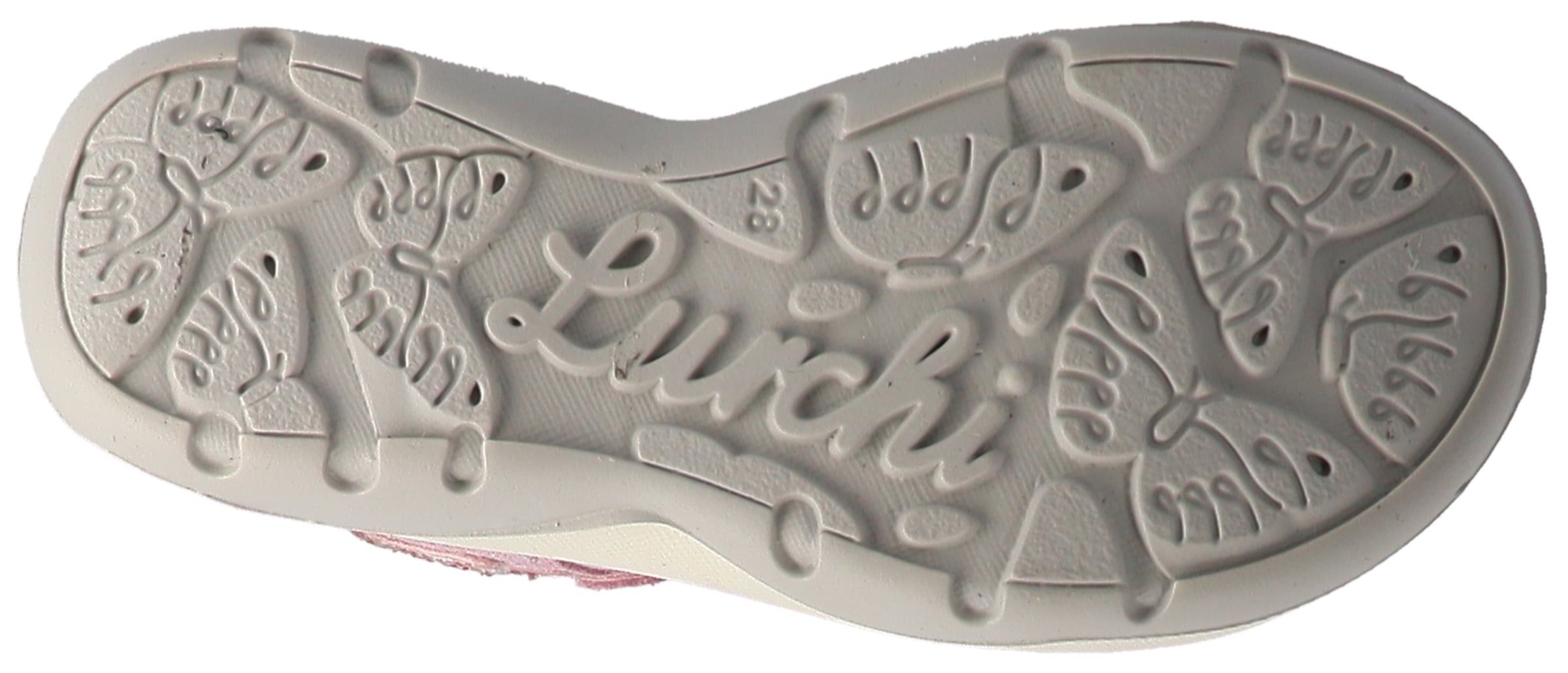 Lurchi 1100000002199 »Fia 2«  Klettschuh mit Glitter, Grössenschablone zum Download