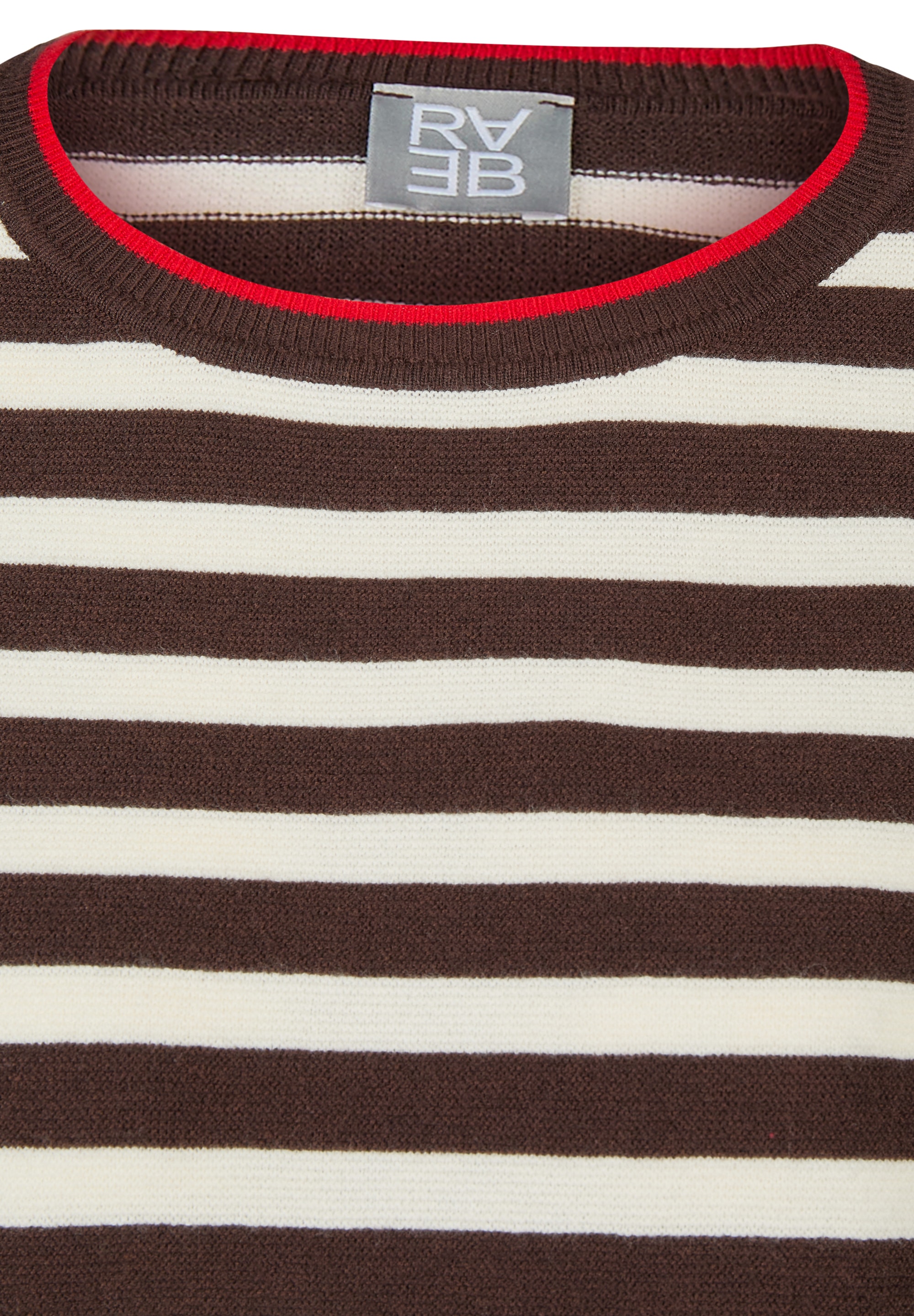 Rabe Pull à manches 3/4 En aspect rayé et viscose