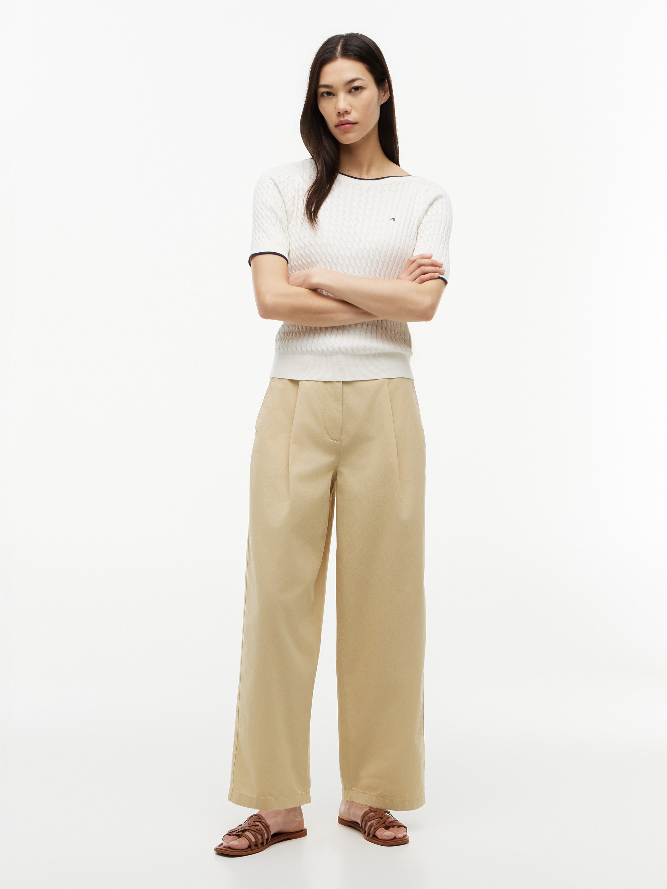 Tommy Hilfiger Chinohose »COTTON BARREL CHINO«  Baumwolle, Barrel Fit