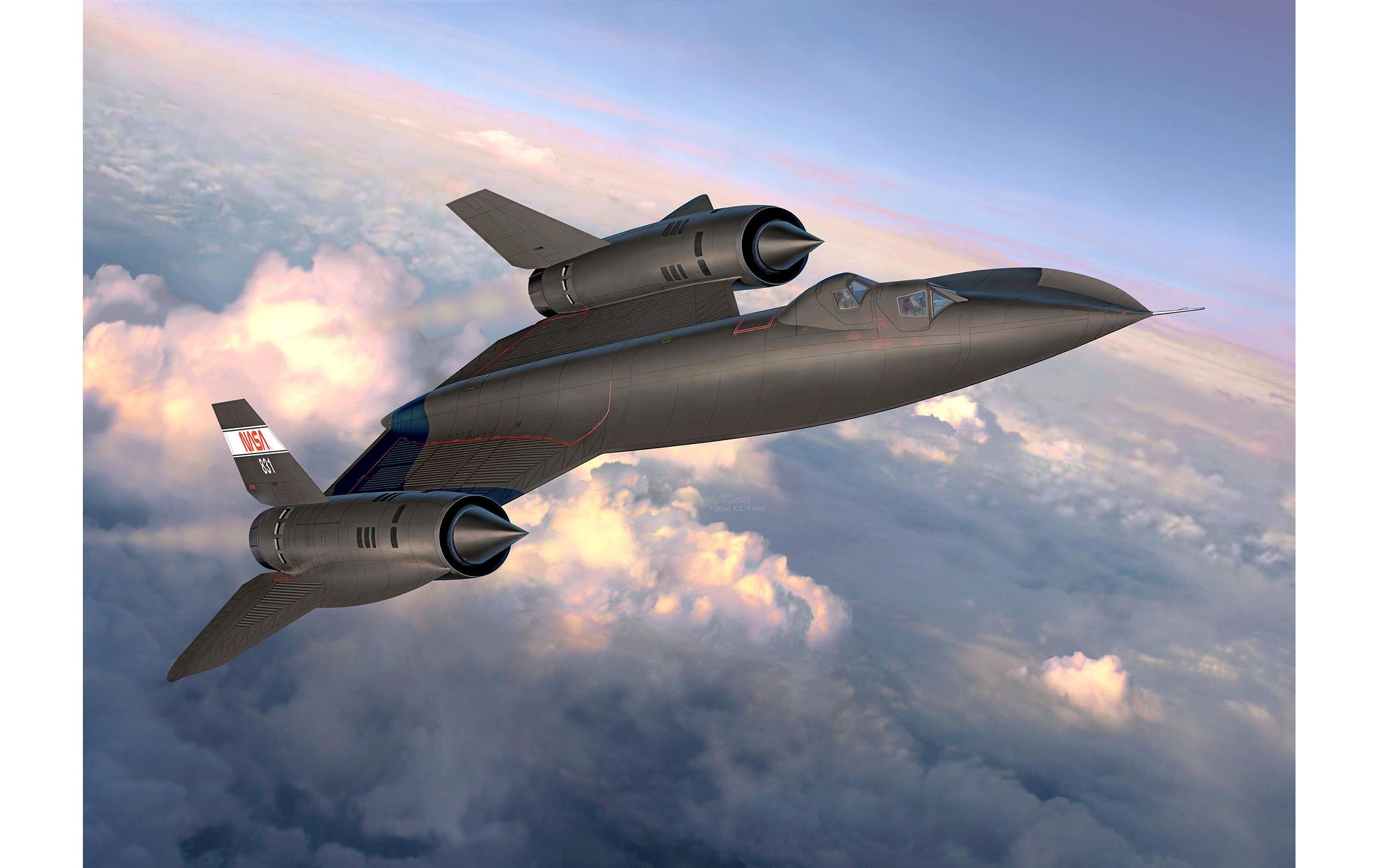 Revell® Modellbausatz »Lockheed SR-71B Blackbird 1:48« 1:48