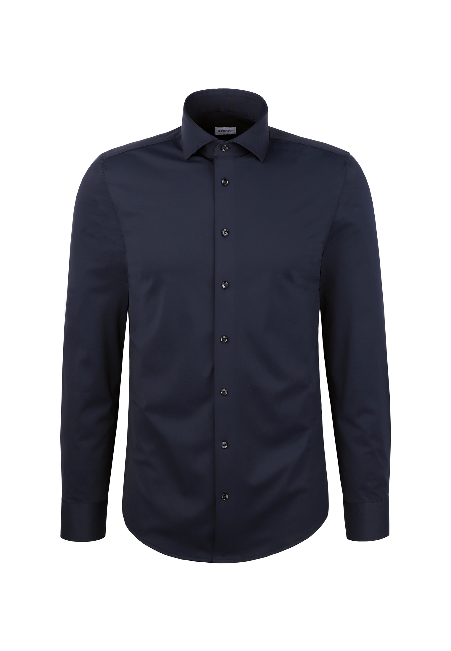 seidensticker Chemise d'affaires »Schwarze Rose« Slim 1/1 Kentkragen Uni