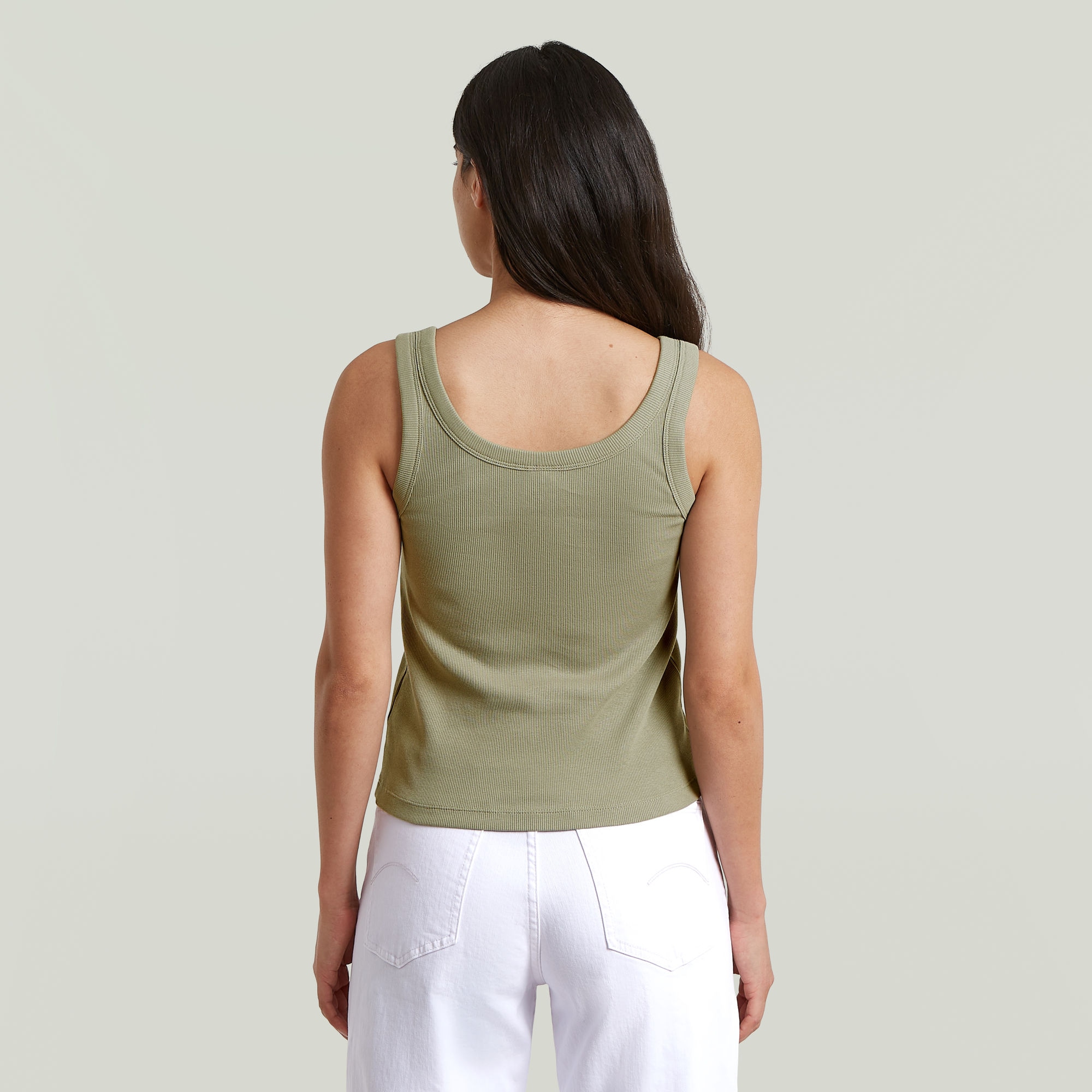 G-STAR Ripptanktop »Slim Rib Tank wmn« aus Baumwolle mit Stretch