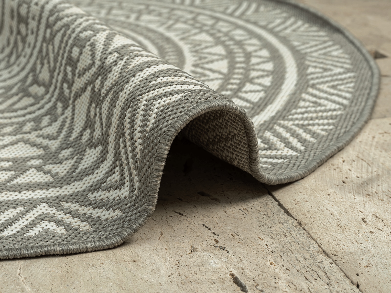 the carpet Teppich »Mistra« rund 1 mm Höhe