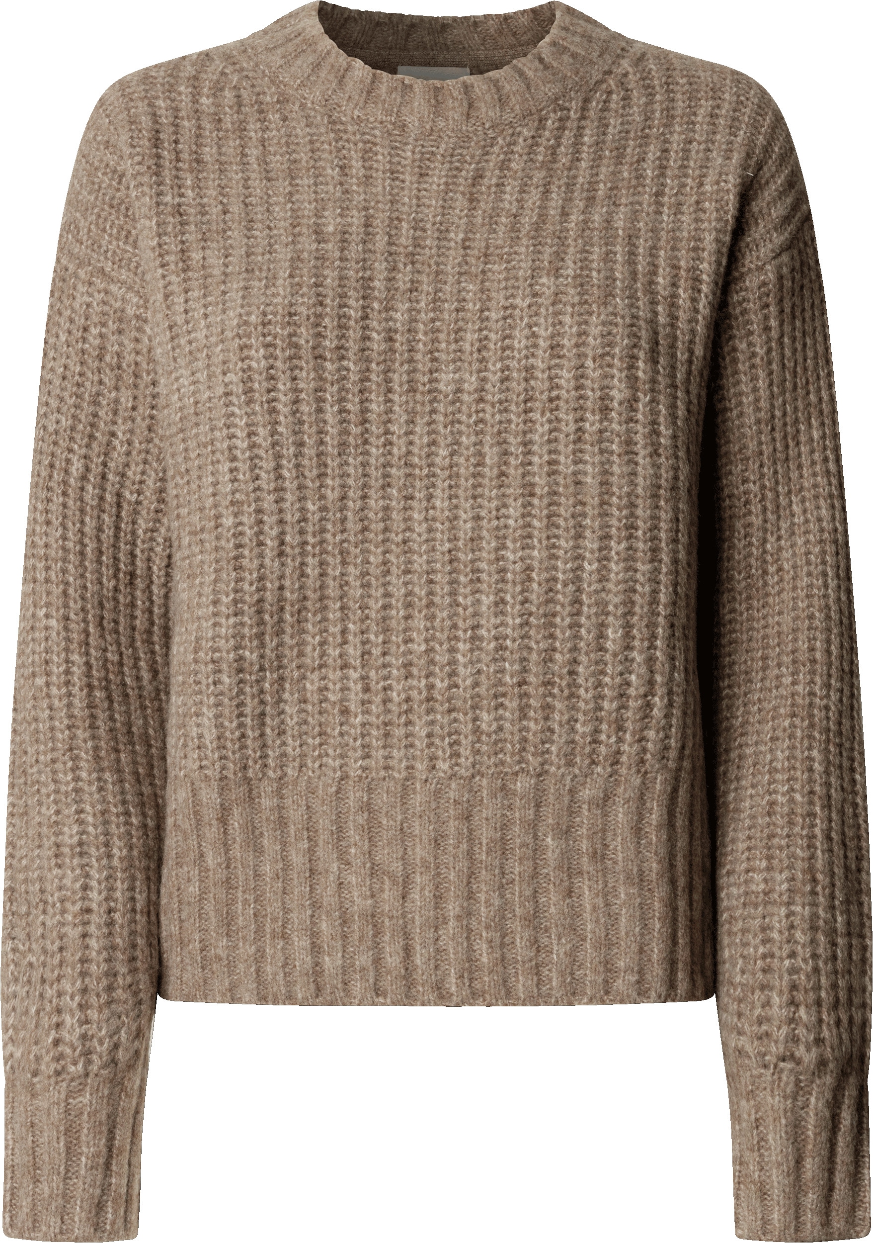 Pepe Jeans Strickpullover »ASHLEY CREW« mit Rundhalsausschnitt, Materialmix