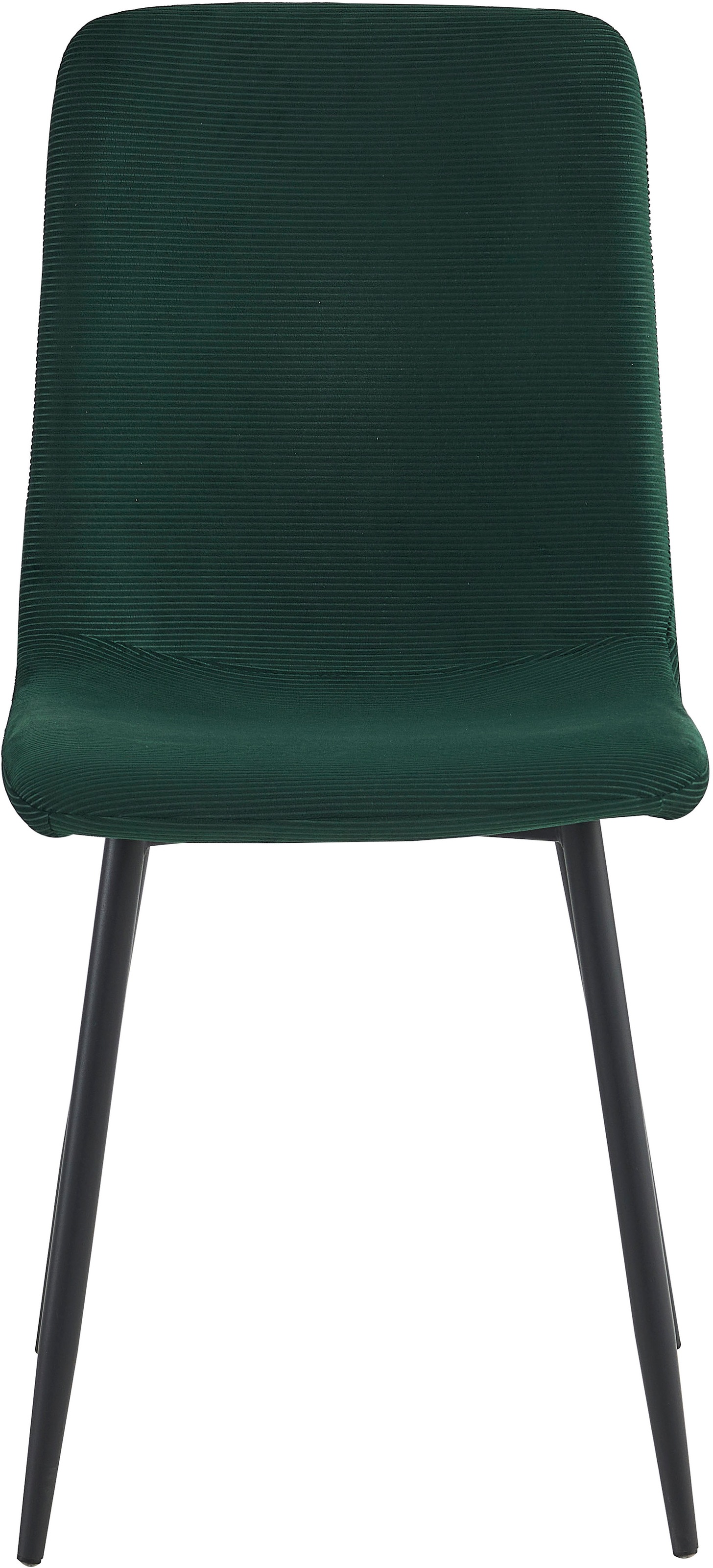 HELA Chaise à 4 pieds »LEIPZIG« (Set) 2 cuis4-Fuss,Rundrohrgestell konisch,Cordoptik,Sitzschale gespolstert