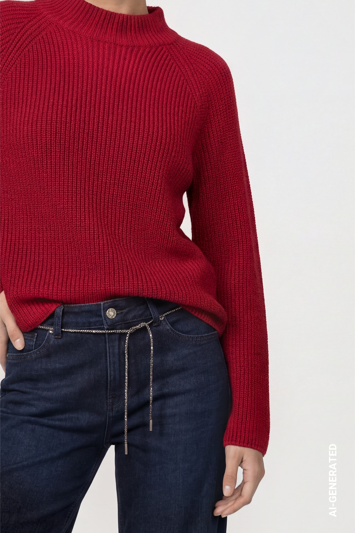 Monari Strickpullover »Pullover Basic Perlfang« Regular fit mit Stehkragen