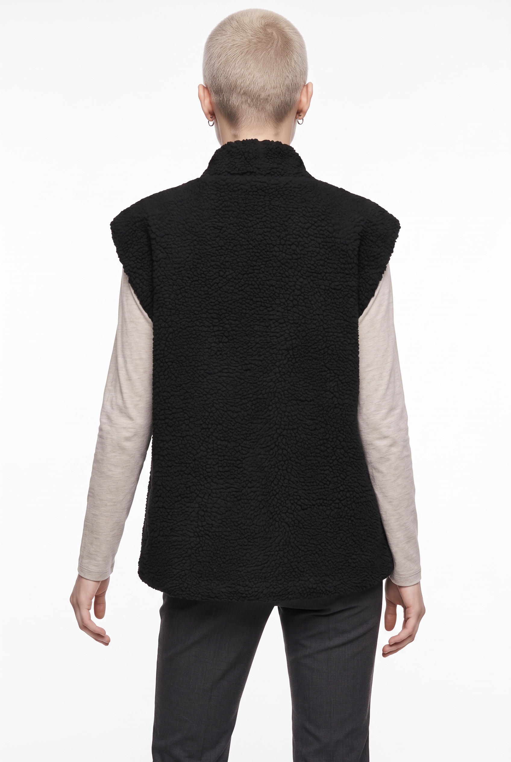 ONLY Gilet en peluche »ONLNIKITA TEDDY WAISTCOAT OTW« fibre synthétique