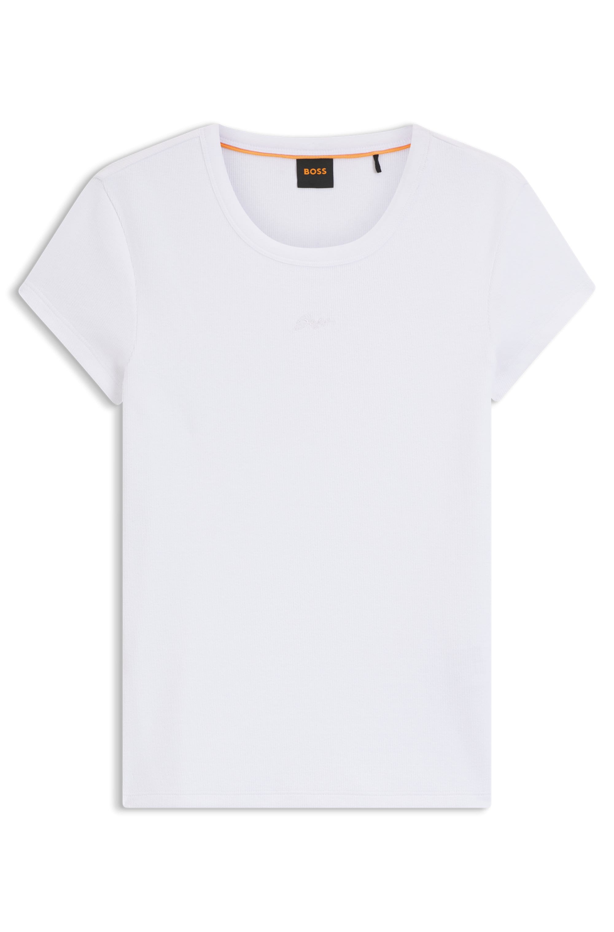 BOSS ORANGE T-shirt à manches courtes »Ecute Premium Damenmode« Slim Fit mit Rundhalsausschnitt