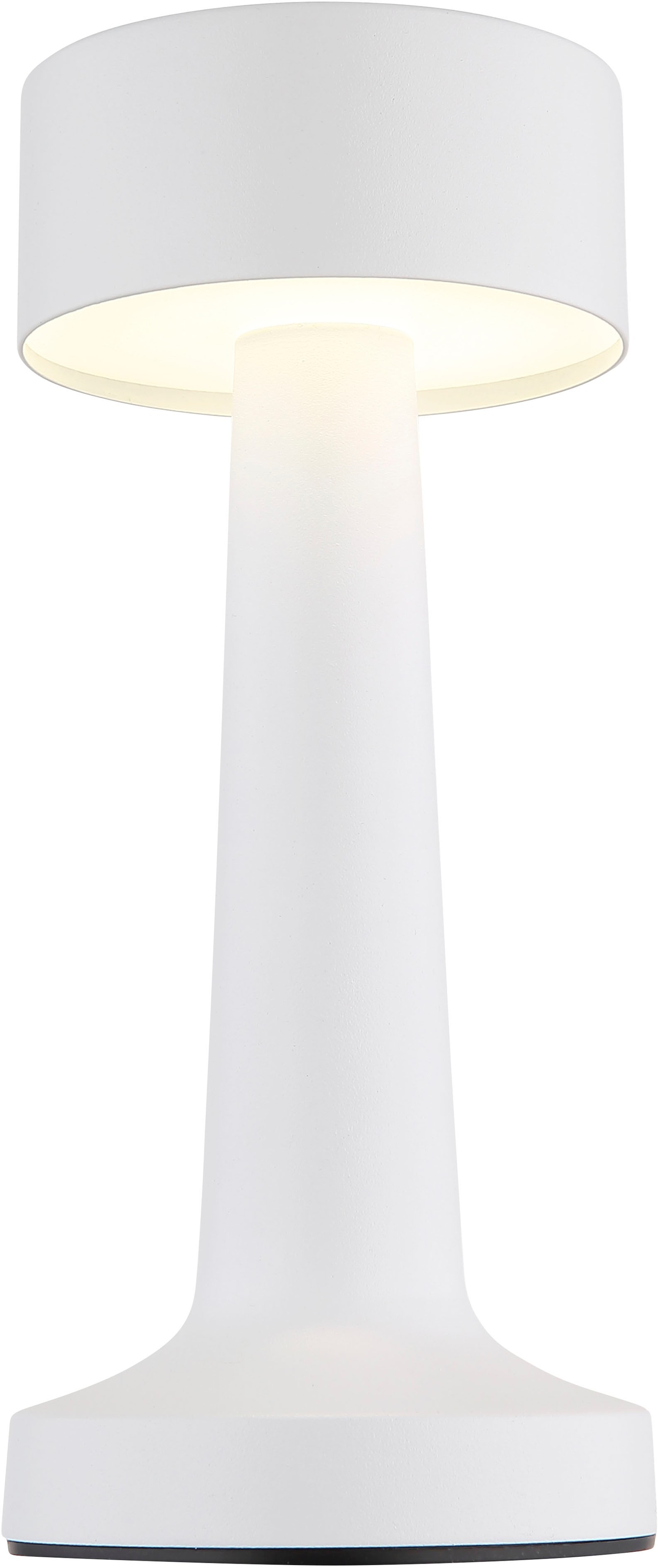 GLOBO LIGHTING Lampe de table LED »ANGELIKA - Akkutischleuchte« 1 cuis blanc chaud - blanc froid Design Tischleuchte, Akku, modern,  Akkulampe, CCT