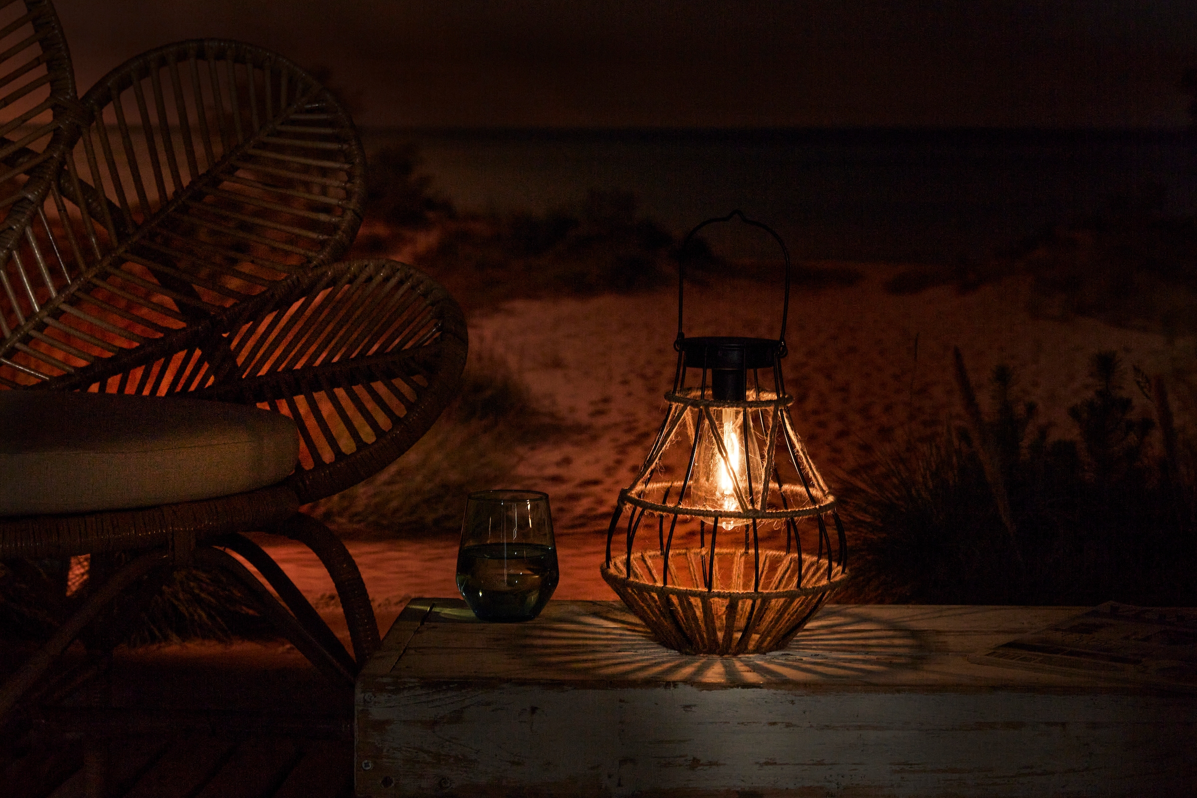 LUXFORM Aussen-Tischleuchte »Solar-Tischlampe - Budoni - LED - 15 Lumen« LED-Modul 1 Stk. Solarbetrieben