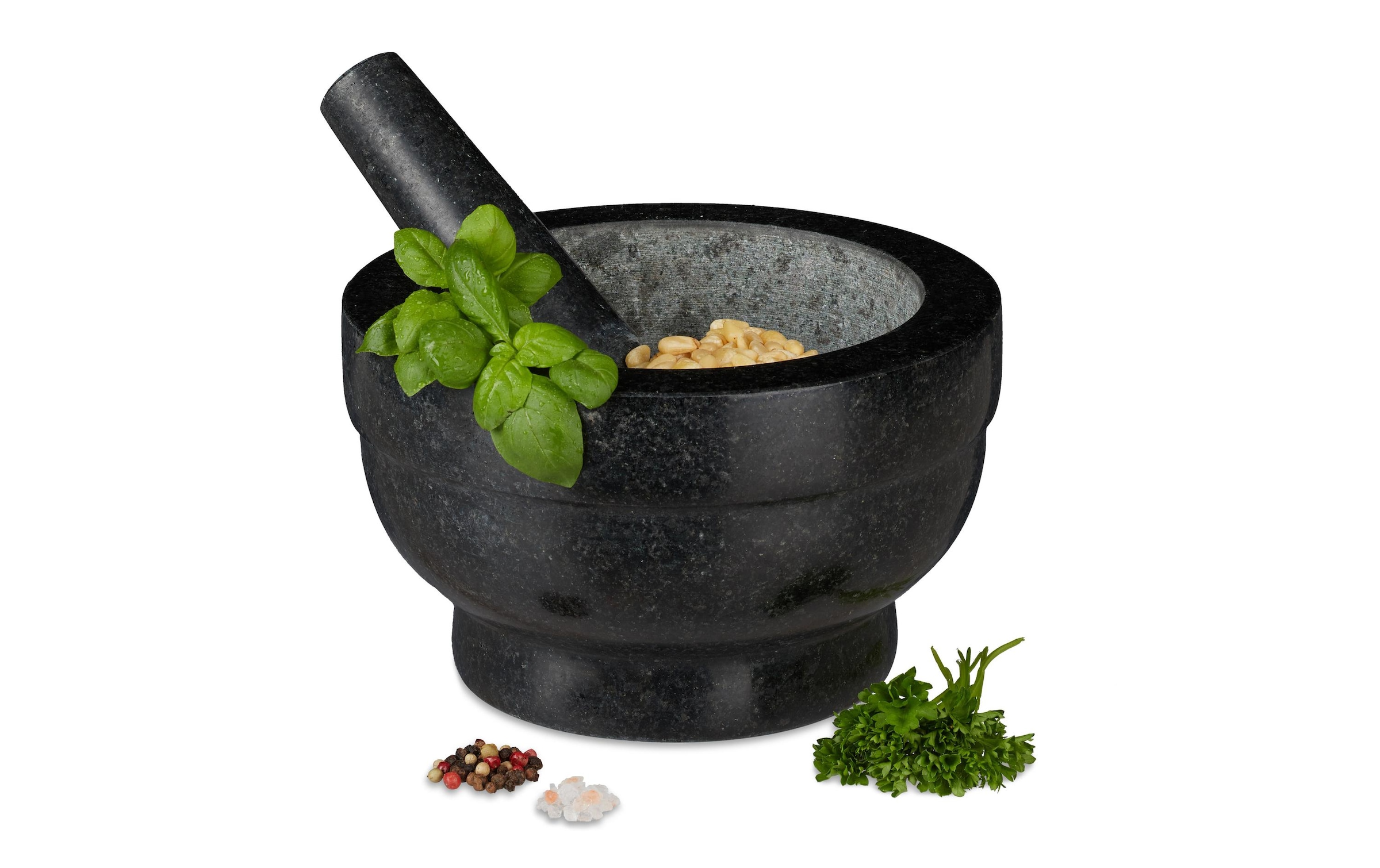 relaxdays Mörser »und Stossel Set 20 cm«